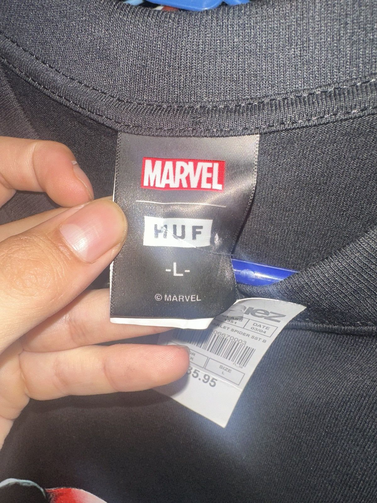 Huf Spider man vintage t from 2004 Size US L / EU 52-54 / 3 - 3 Thumbnail