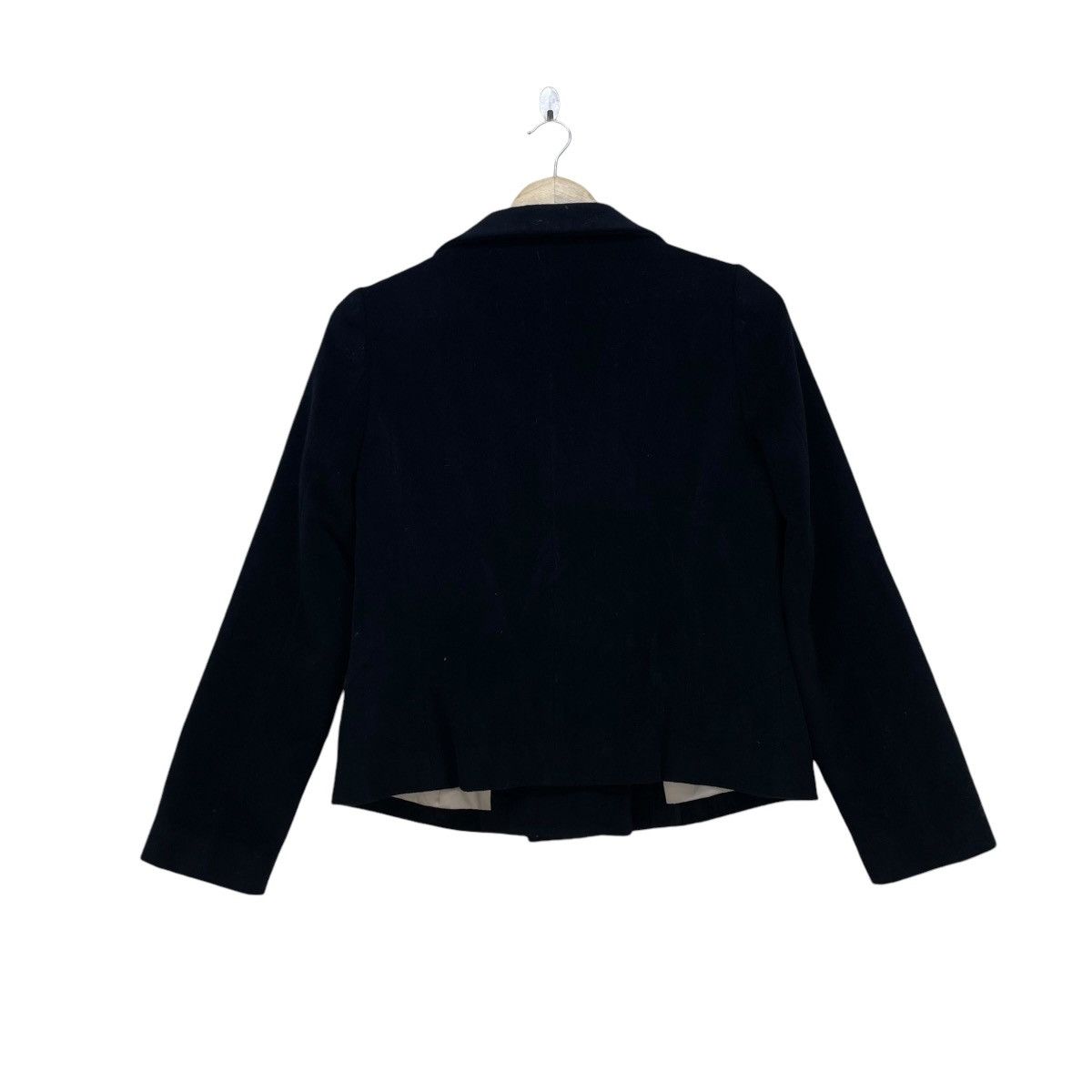 Yohji Yamamoto 💥Japanese Designer Ined Yohji Yamamoto Style Crop Jacket Size M / US 6-8 / IT 42-44 - 3 Thumbnail