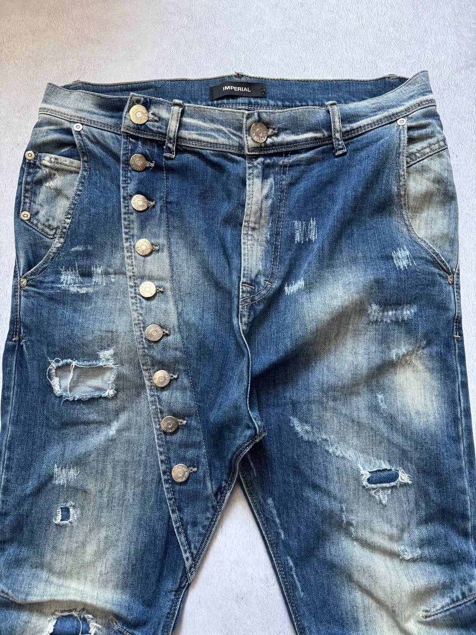 Imperial Vintage Imperial Y2K Distressed Denim Jeans Size US 30 / EU 46 - 4 Thumbnail