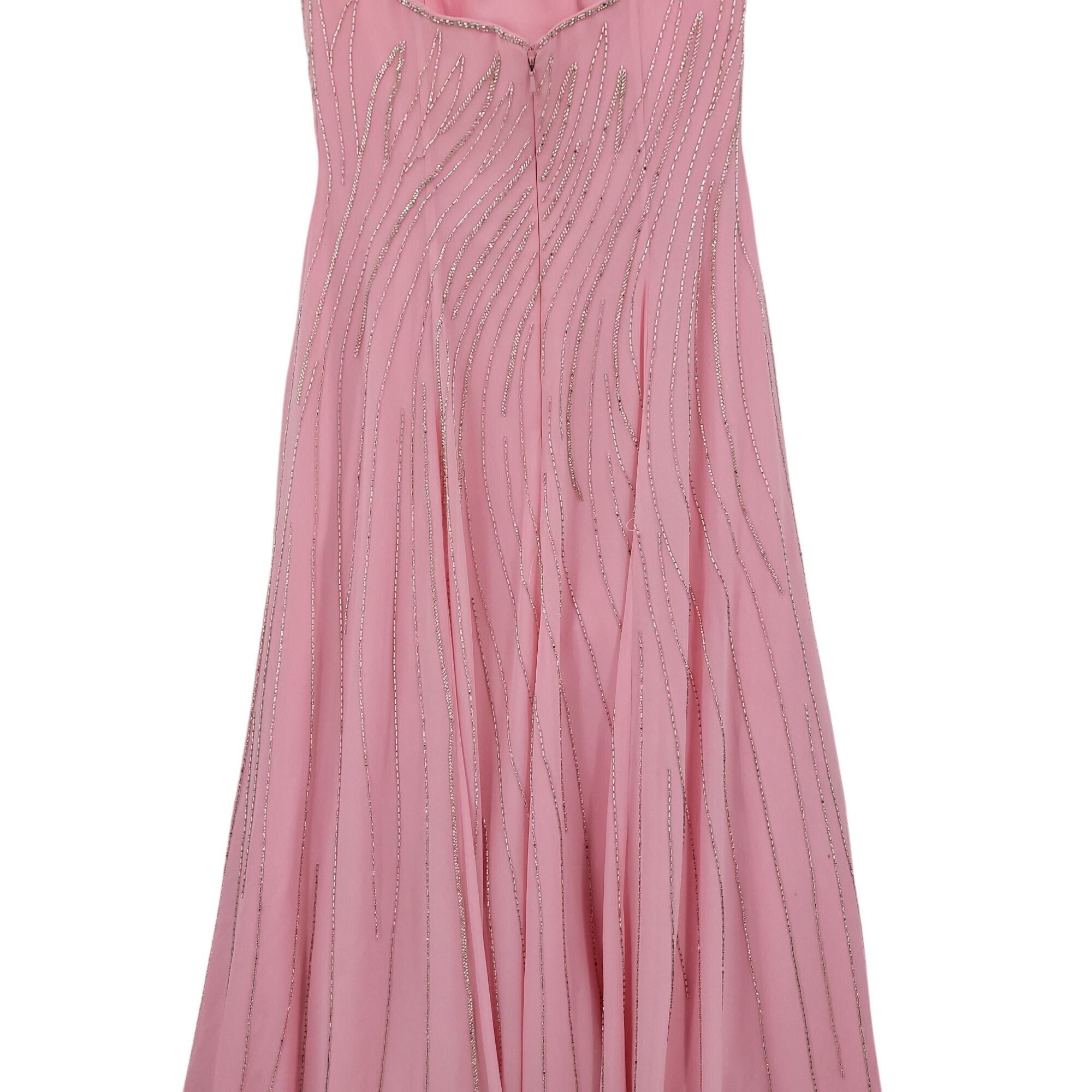 Other Pink Sweetheart Strapless A-line Gown Rhinestone Embellishme Size M / US 6-8 / IT 42-44 - 11 Thumbnail