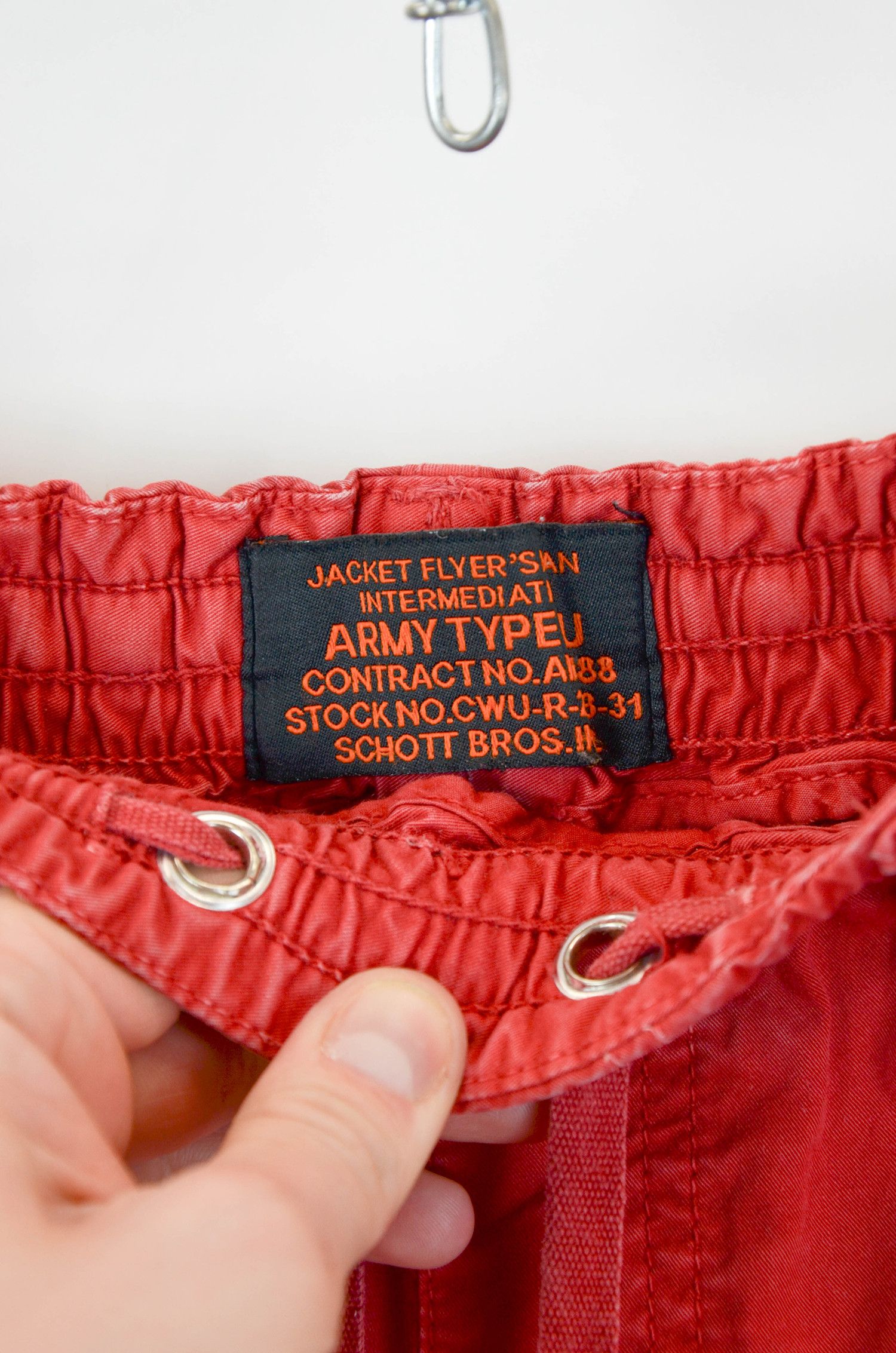 Schott × Vintage SCHOTT Vintage Red Shorts with Logo - M Size US 32 / EU 48 - 7 Thumbnail
