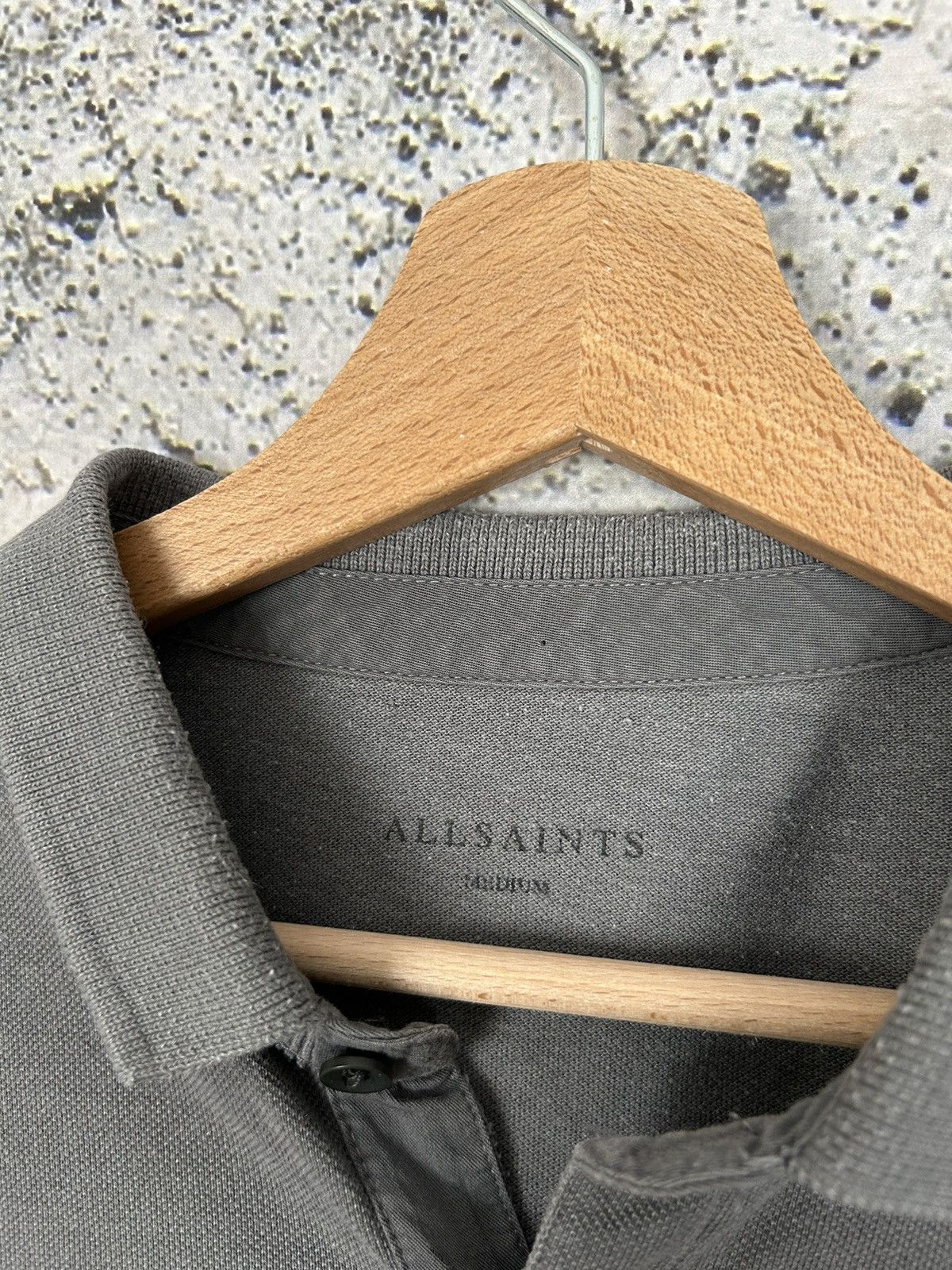 Allsaints Allsaints Longsleeve Polo Elegant Designer Rare Hype Size US M / EU 48-50 / 2 - 4 Thumbnail