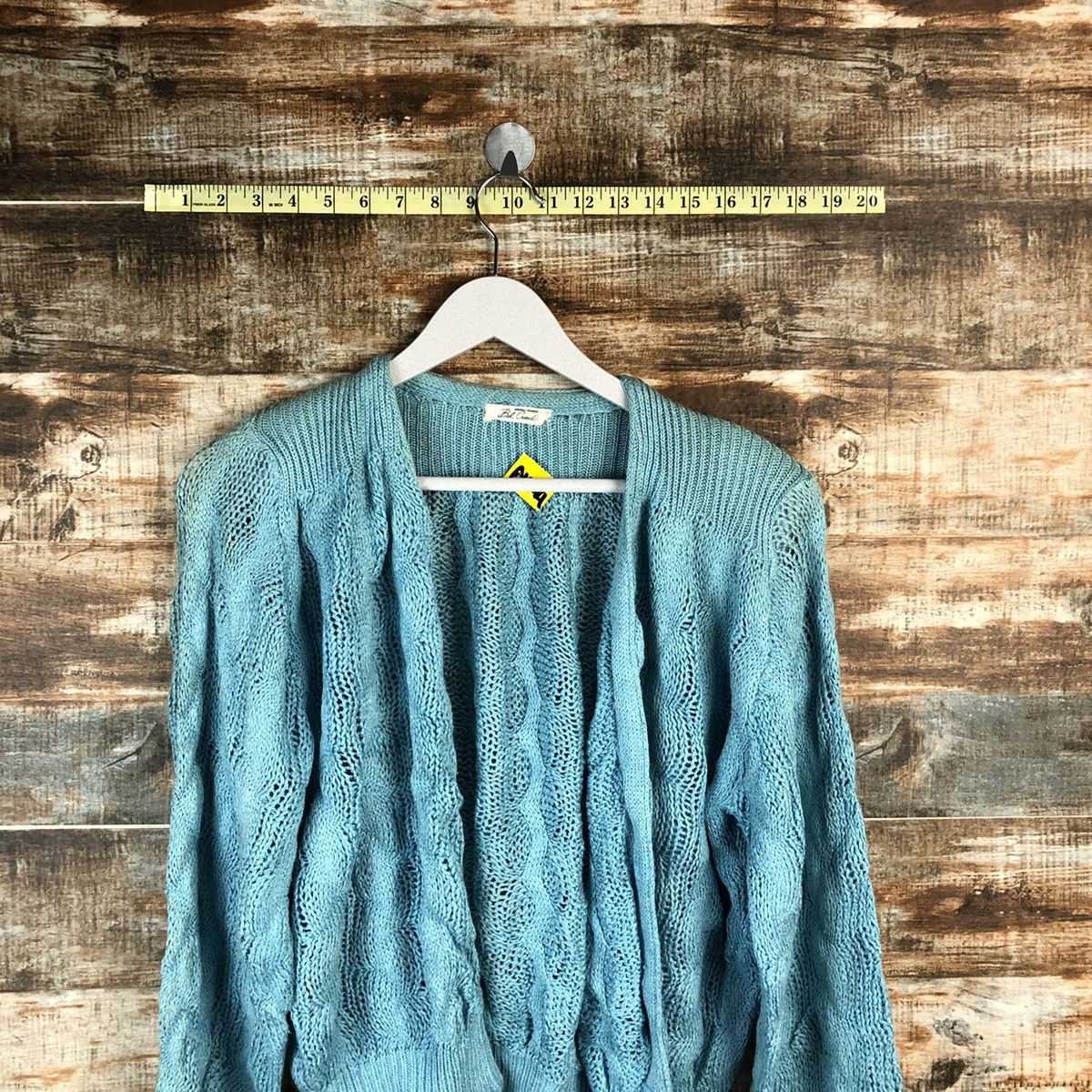 Japanese Brand Bel Good Blue Cardigan Knitwear #A1549 Size M / US 6-8 / IT 42-44 - 2 Thumbnail
