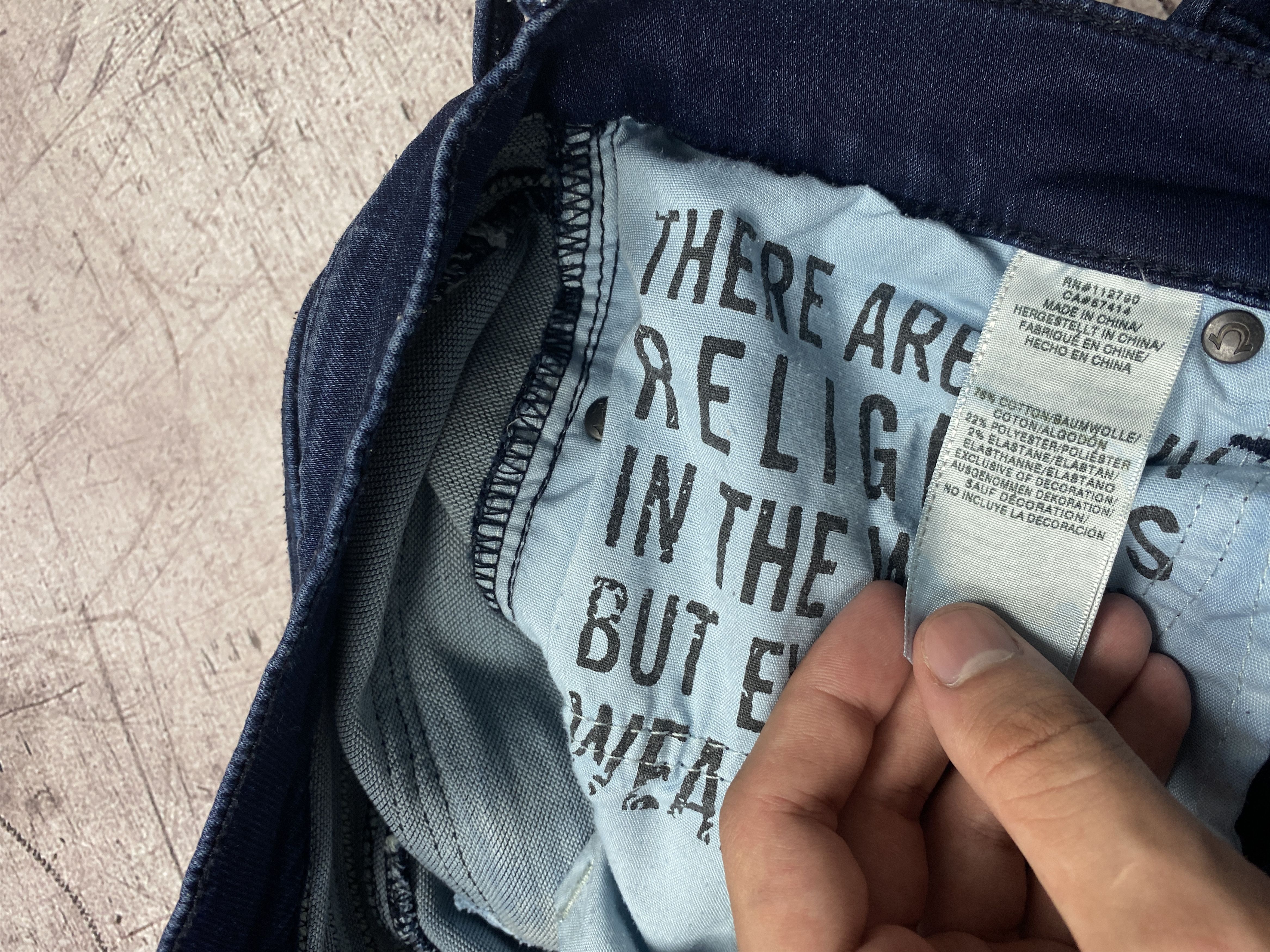 True Religion × Vintage True Religion Vintage Mens Denim Pants Jeans Size US 32 / EU 48 - 10 Thumbnail