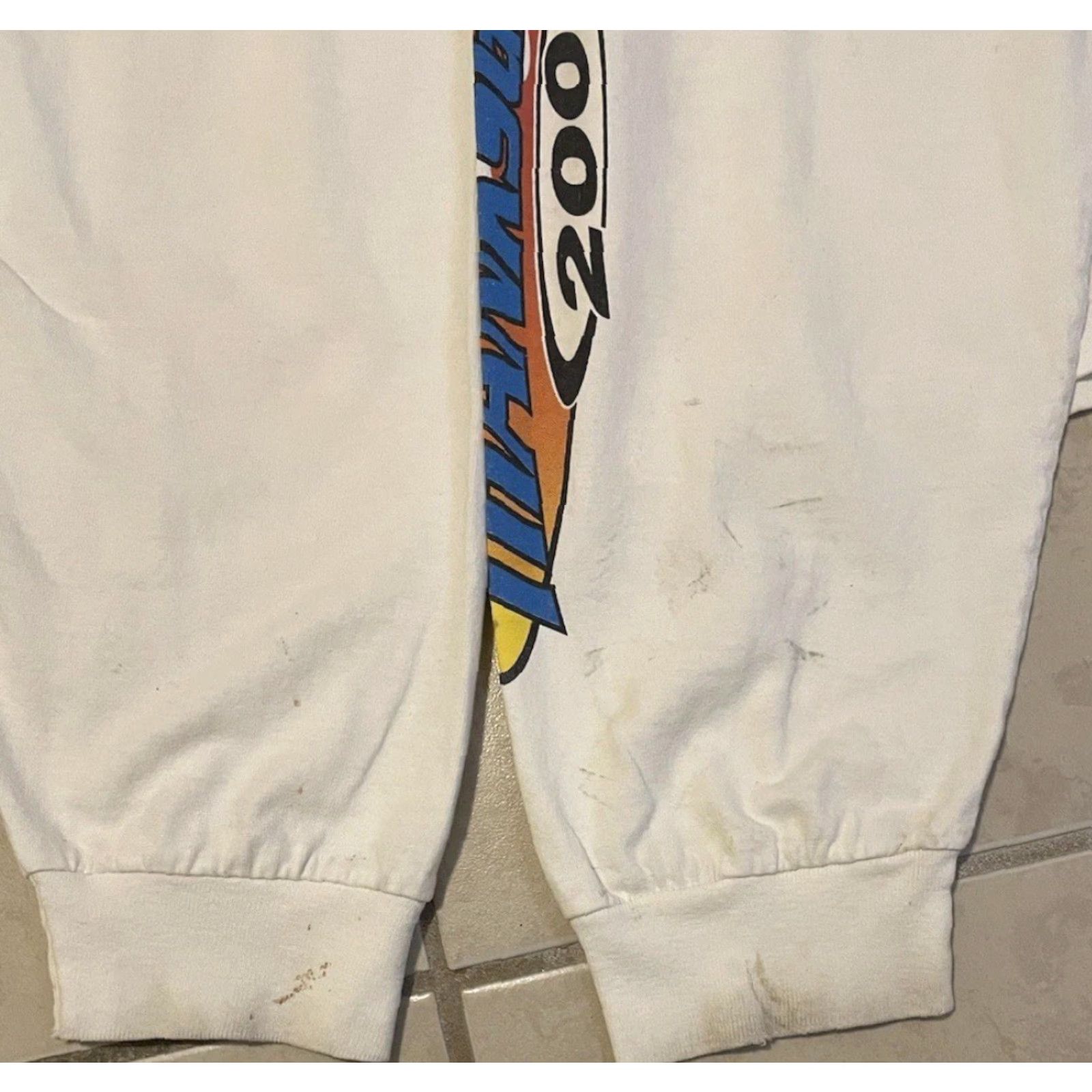JNCO VINTAGE Motocross Flames Shirt 2XL Men White Distressed Biker Skate 90s Y2K Fire JP Gunn N/A Size US XXL / EU 58 / 5 - 5 Thumbnail