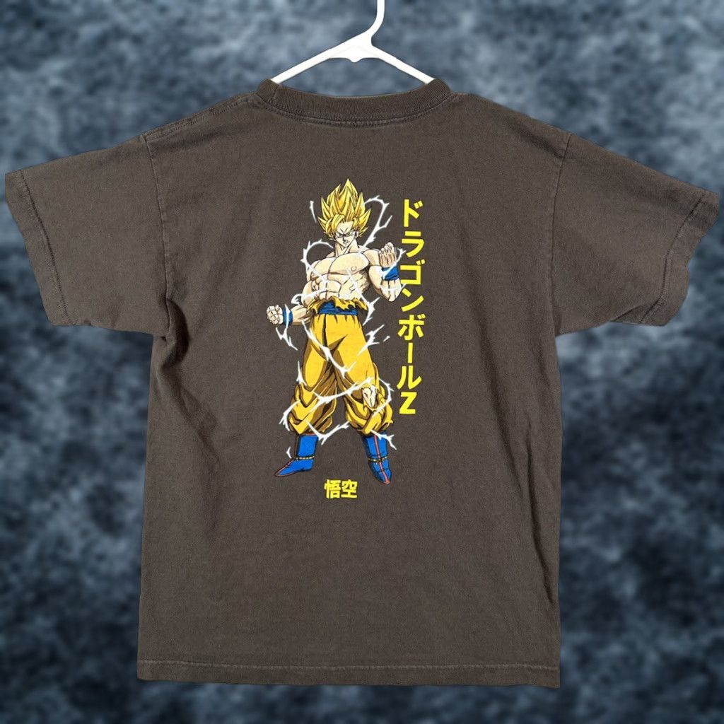 Vintage VINTAGE Dragon Ball Z Goku T-Shirt Men Small Gray 2 Sided Black Lines Skateboards Anime Apparel Size US S / EU 44-46 / 1 - 1 Thumbnail