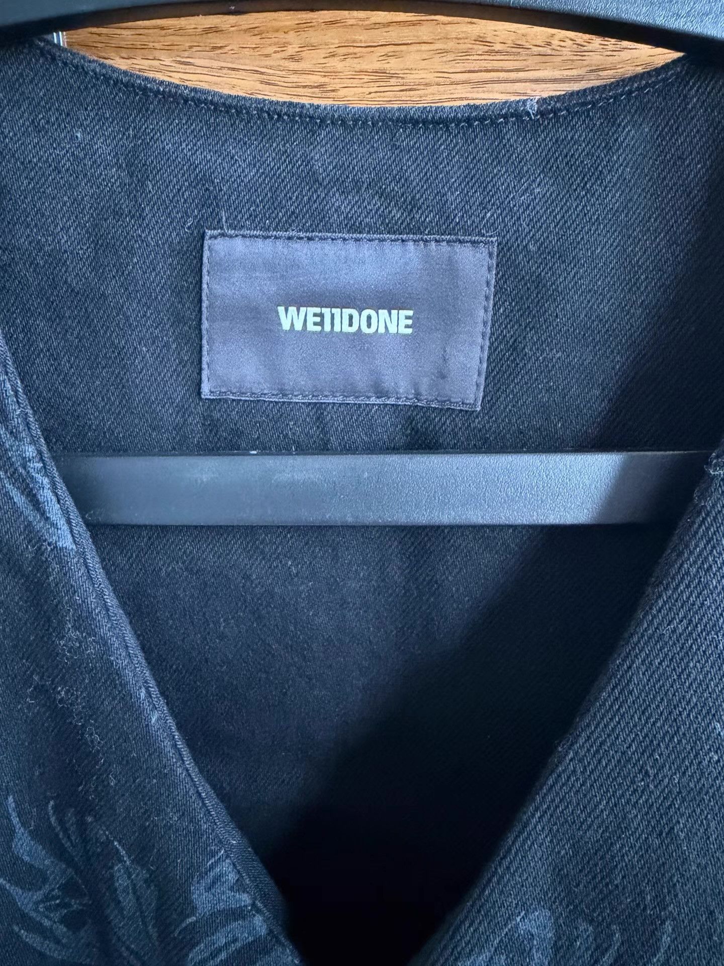 WE11DONE WE11DONE Black Cotton Vest Q16 Size US XS / EU 42 / 0 - 3 Thumbnail