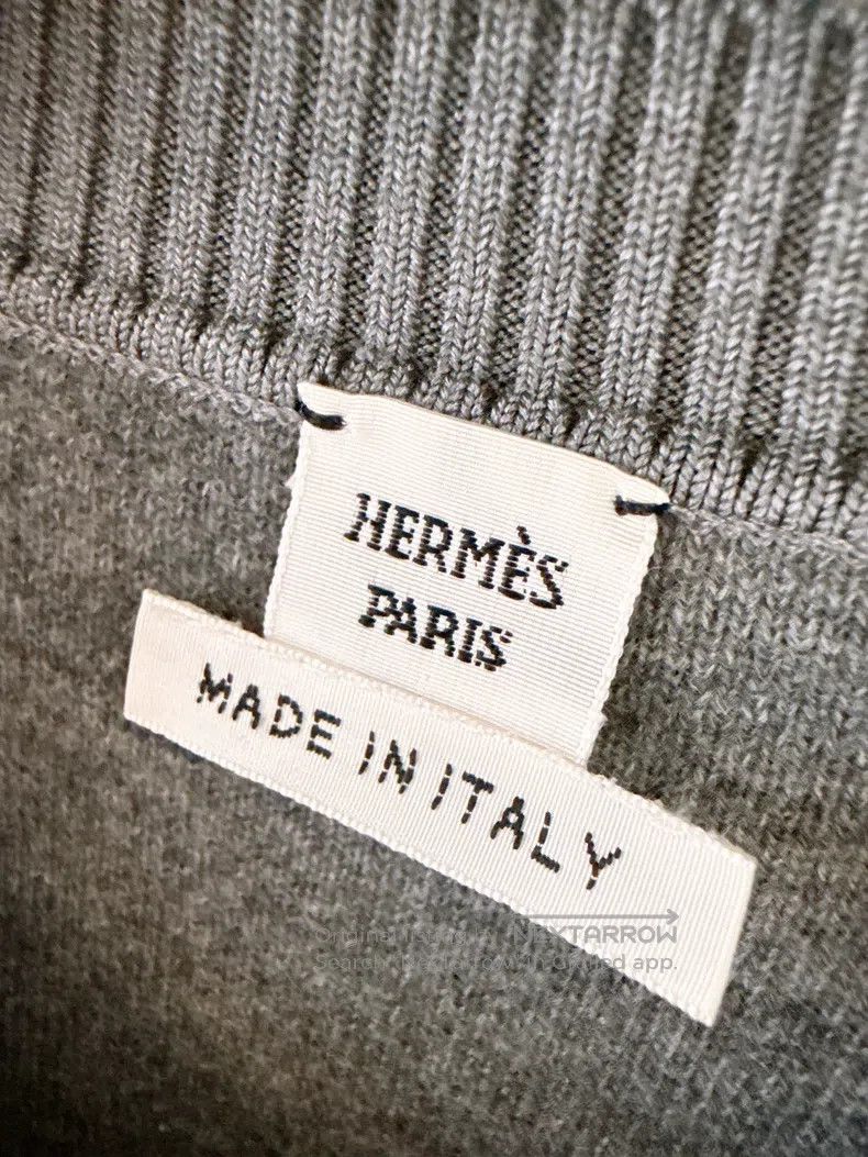 Hermes Hermes Gray horse carriage cashmere sweater Size XS / US 0-2 / IT 36-38 - 8 Thumbnail
