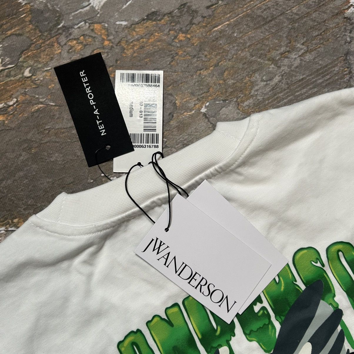 JW Anderson JW Anderson Rare Slime Logo Oversized T-Shirt Size US M / EU 48-50 / 2 - 4 Thumbnail