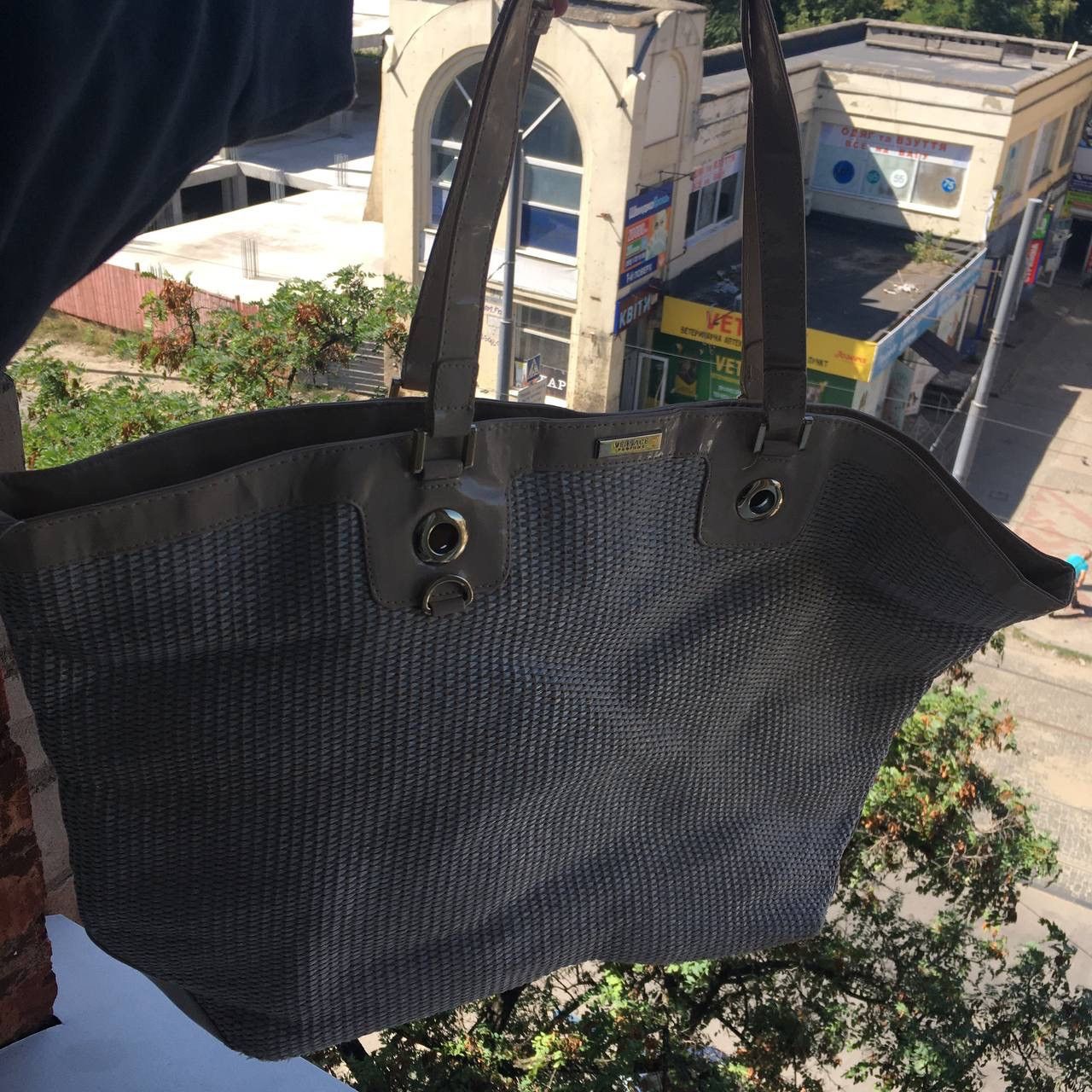 Vintage Versace Parfums Belt Bag Black Medusa Crossbody Grailed