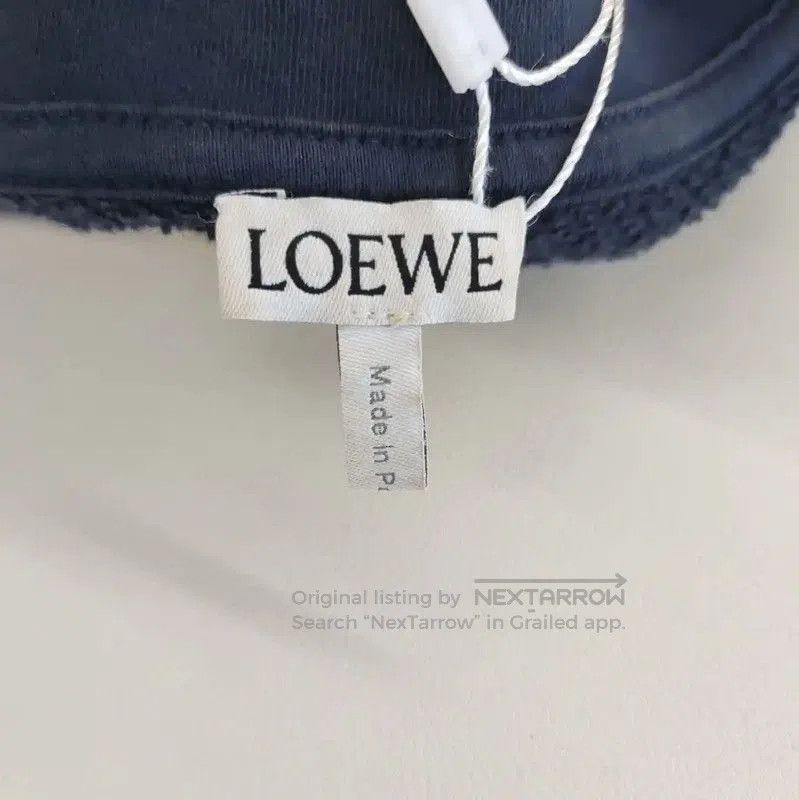 Loewe Loewe Cotton T-Shirt in Dark Blue . Size M / US 6-8 / IT 42-44 - 3 Thumbnail