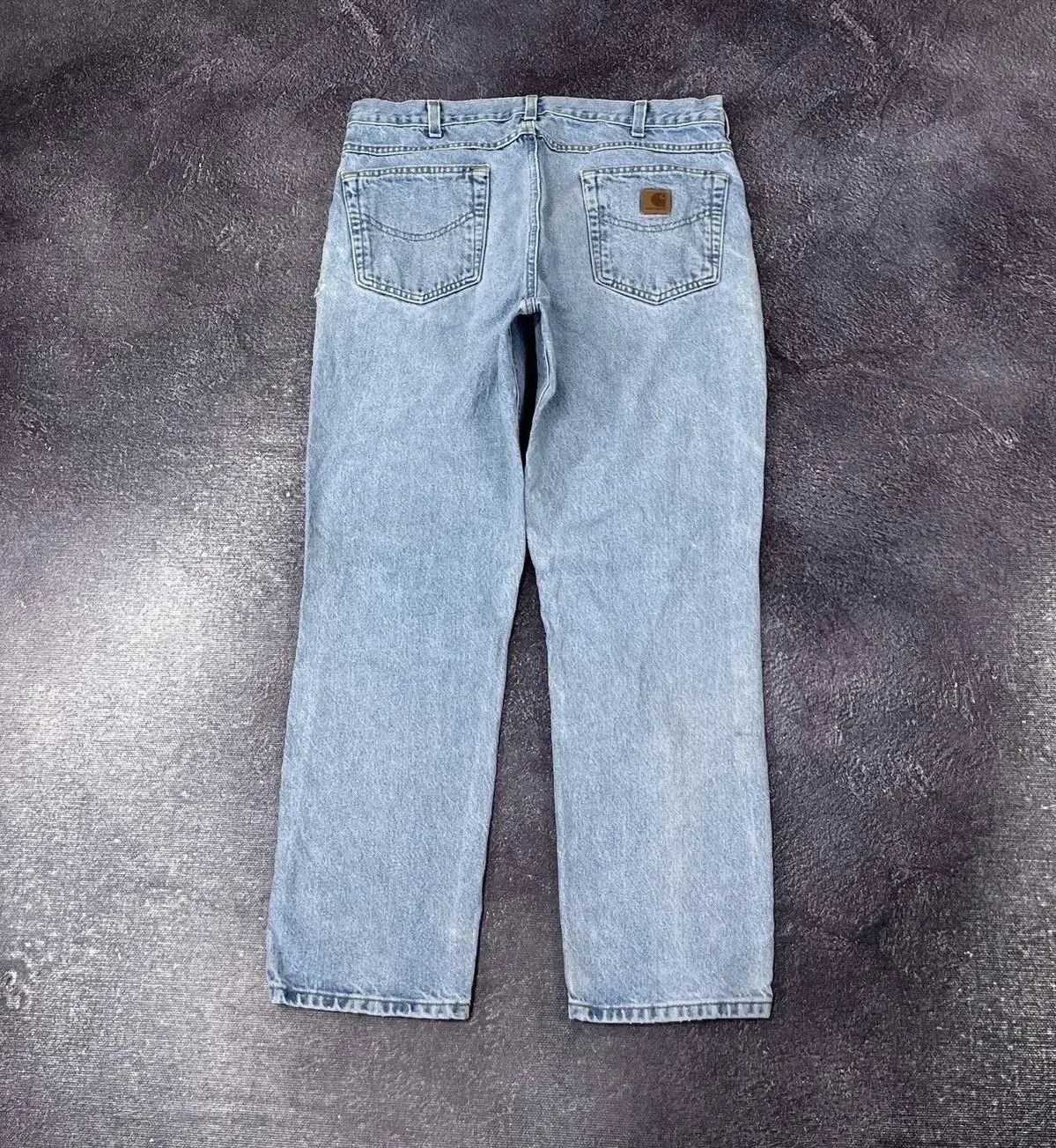 Carhartt × Vintage Vintage Carhartt Light Blue Traditional Fit Denim Hype Jeans Size US 36 / EU 52 - 1 Thumbnail