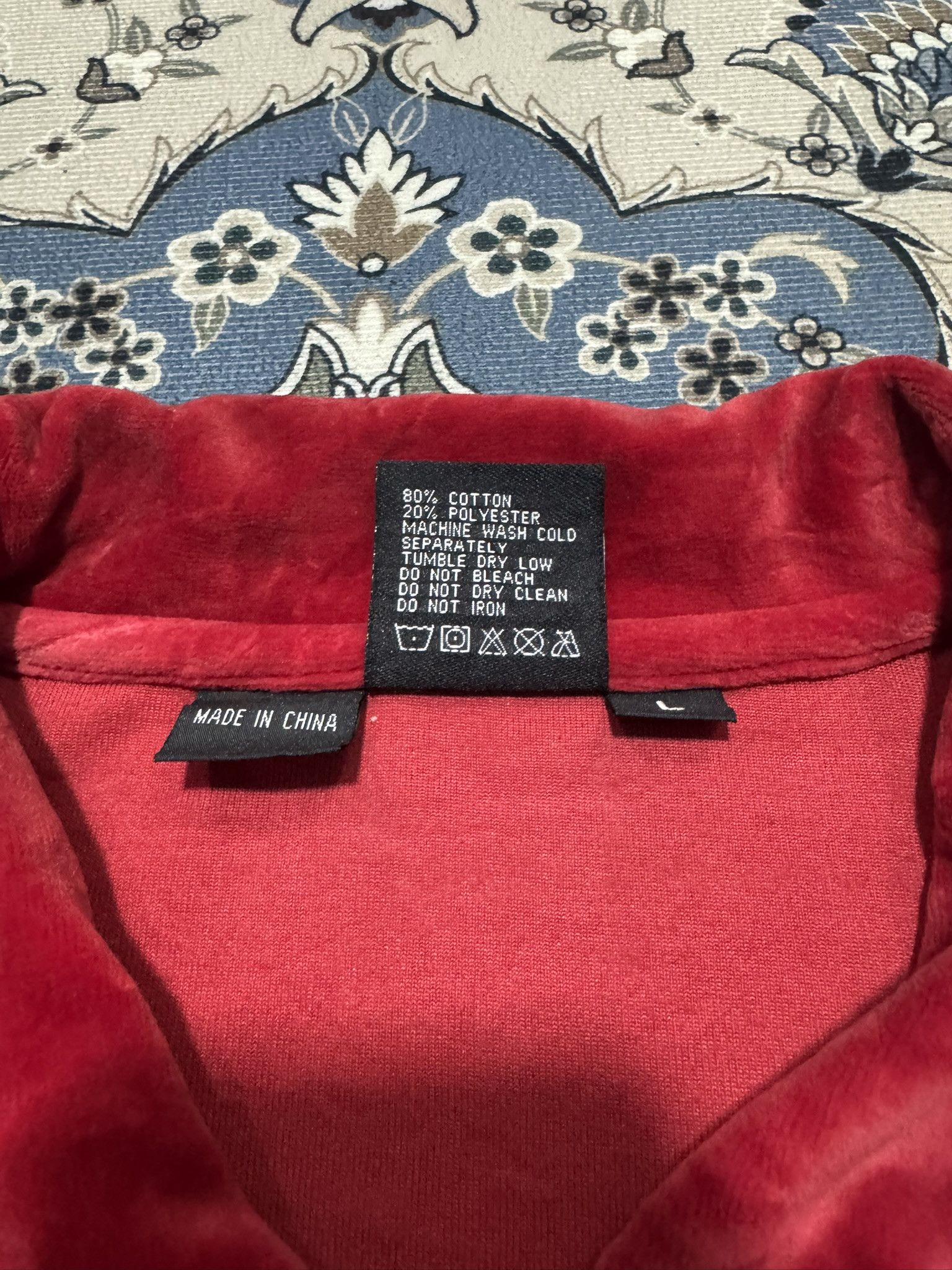 Damani Dada × JNCO × Vintage Vintage Dada Supreme Velvet Top Track Jacket Size US L / EU 52-54 / 3 - 6 Thumbnail