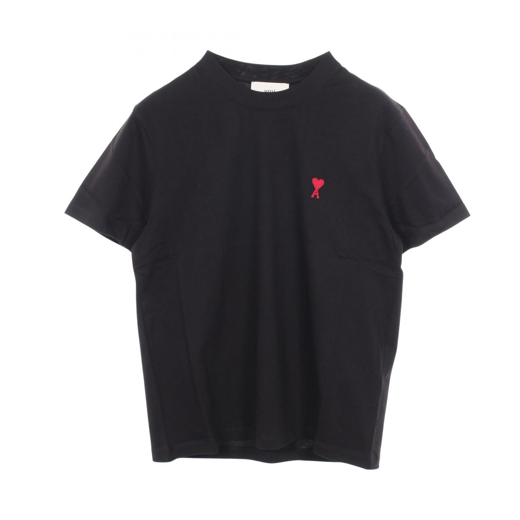 AMI Ami AMI AMI DE COEUR Cotton T Shirt Textile T-Shirts UTS035724001M DUTY FREE for USA Size ONE SIZE - 1 Thumbnail