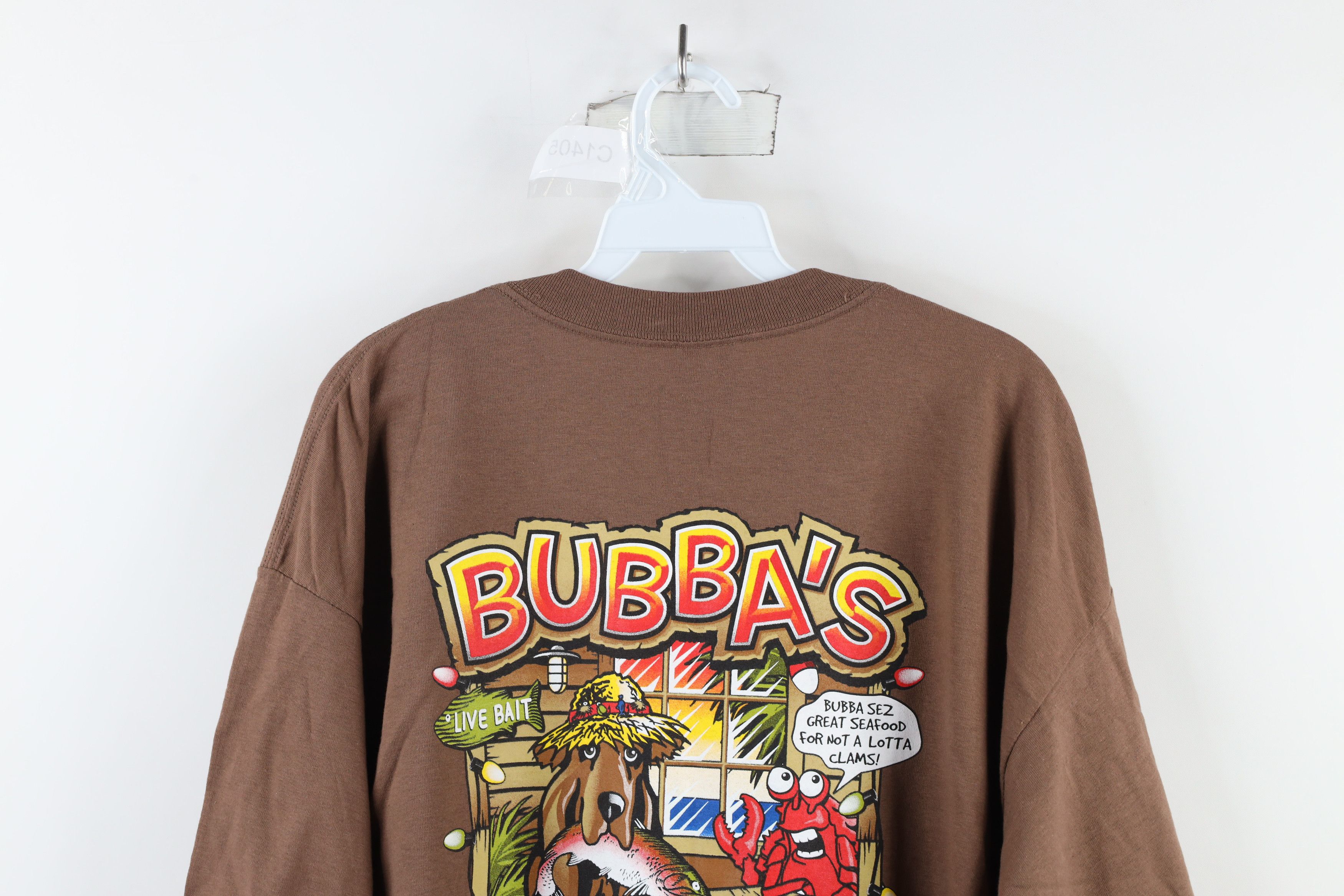 Vintage Vintage Streetwear Bubbas Fish Shack South Carolina T-Shirt Size US XL / EU 56 / 4 - 13 Thumbnail