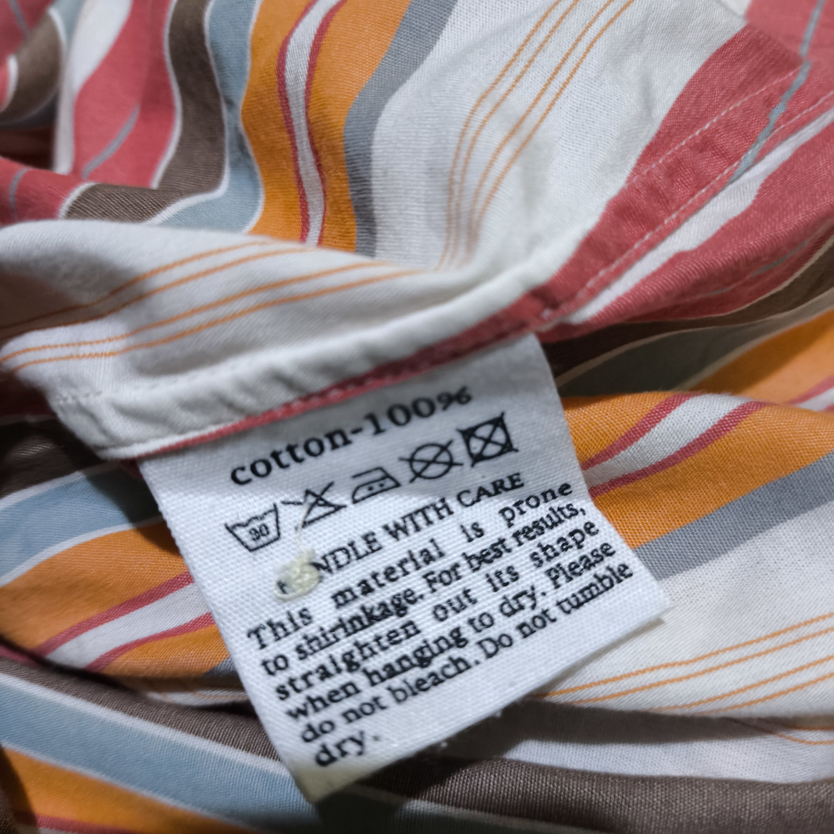 Yohji Yamamoto 45rpm stripped multicolor shirt button up Size US M / EU 48-50 / 2 - 3 Thumbnail