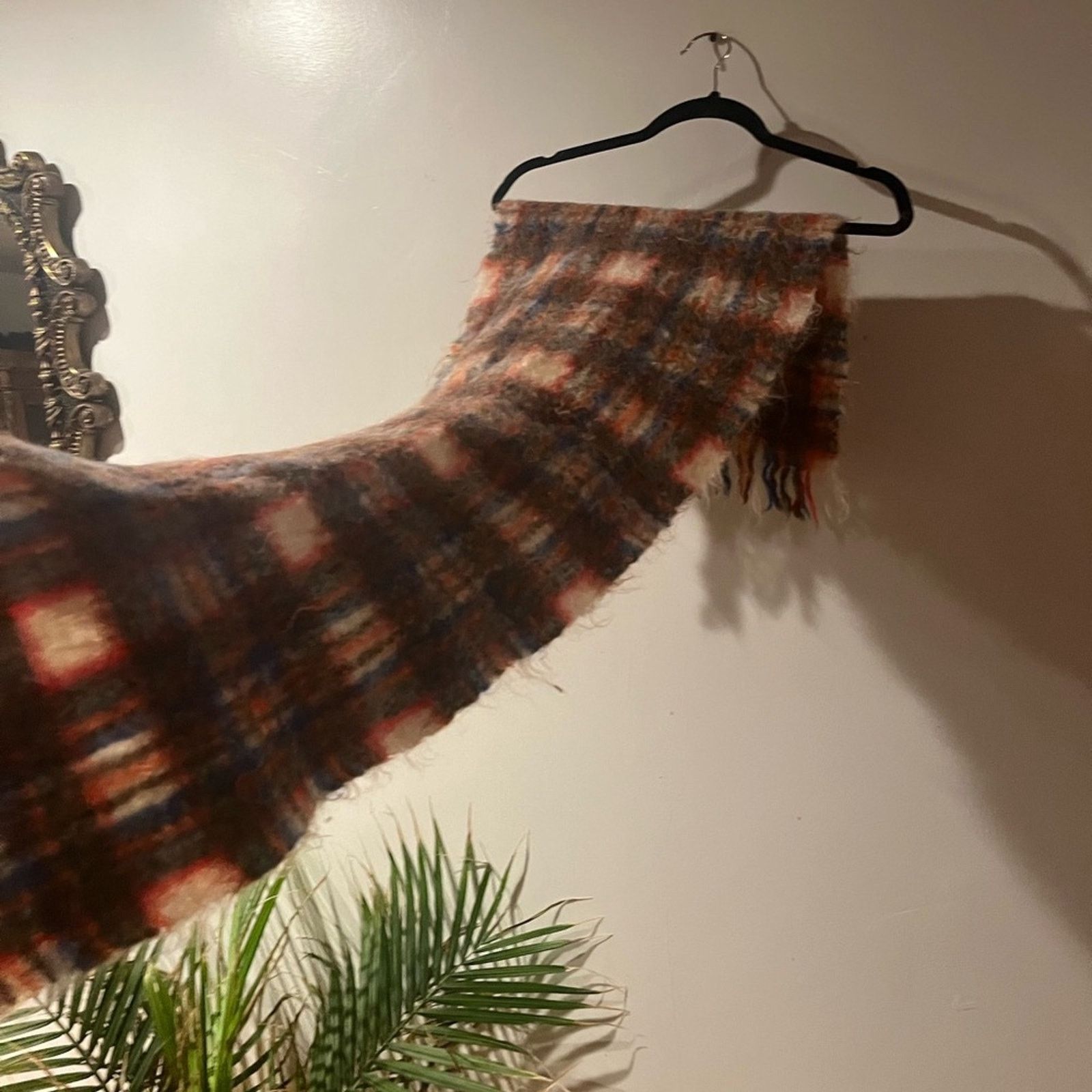 Other Plaid wool sweater. Super high quality. Size ONE SIZE - 4 Thumbnail
