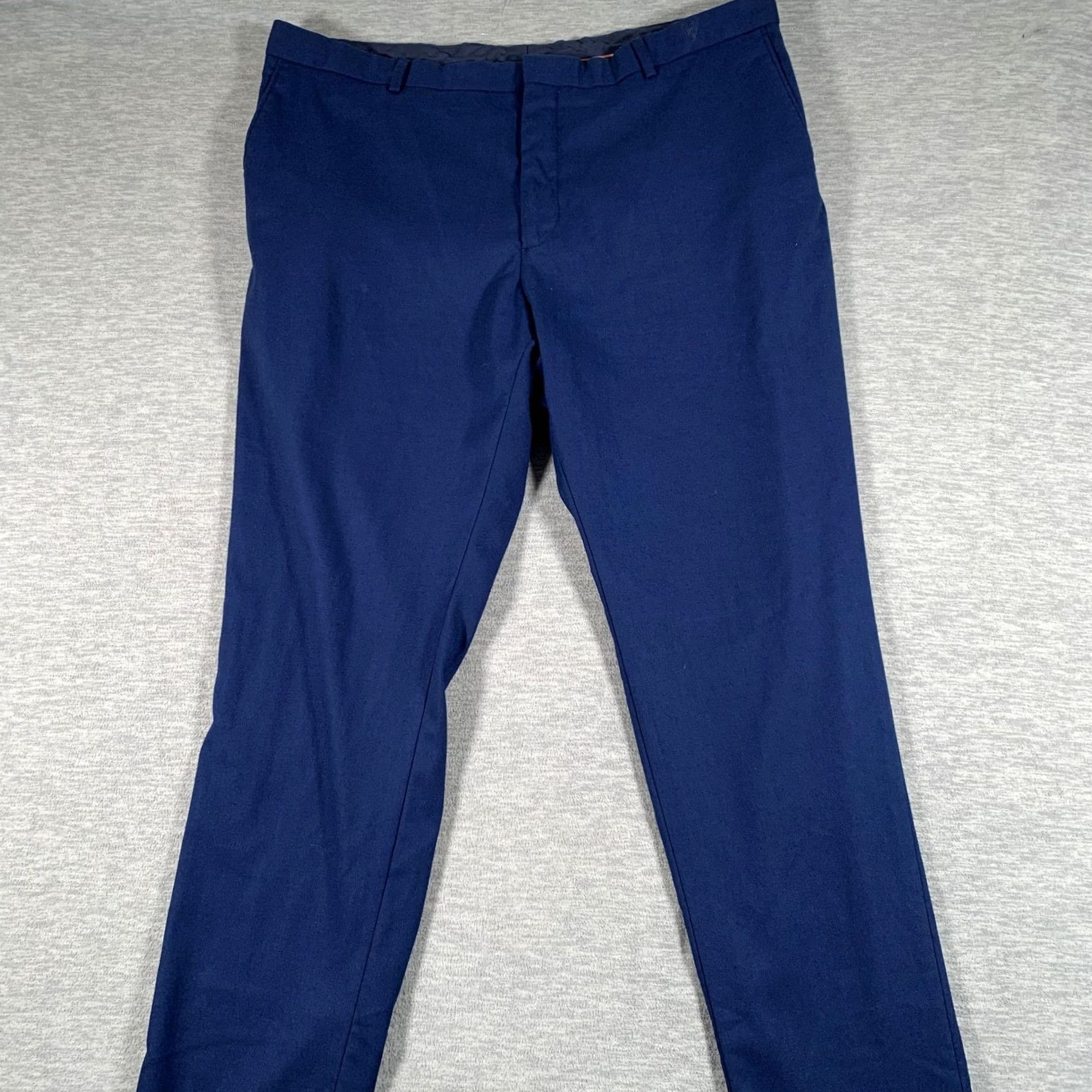 Zara Zara Pants Mens 38x31 Blue Slim Fit Dress Trousers Stretch Casual Office Size US 38 / EU 54 - 2 Thumbnail