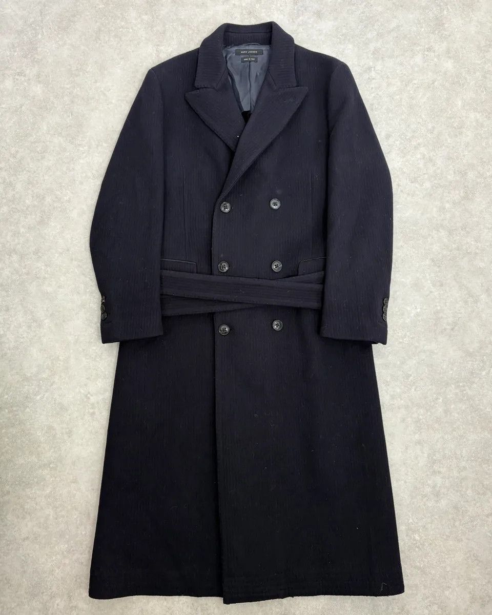 Marc Jacobs AW2015 Marc Jacobs Navy Classy Trench Coat Size US M / EU 48-50 / 2 - 1 Thumbnail