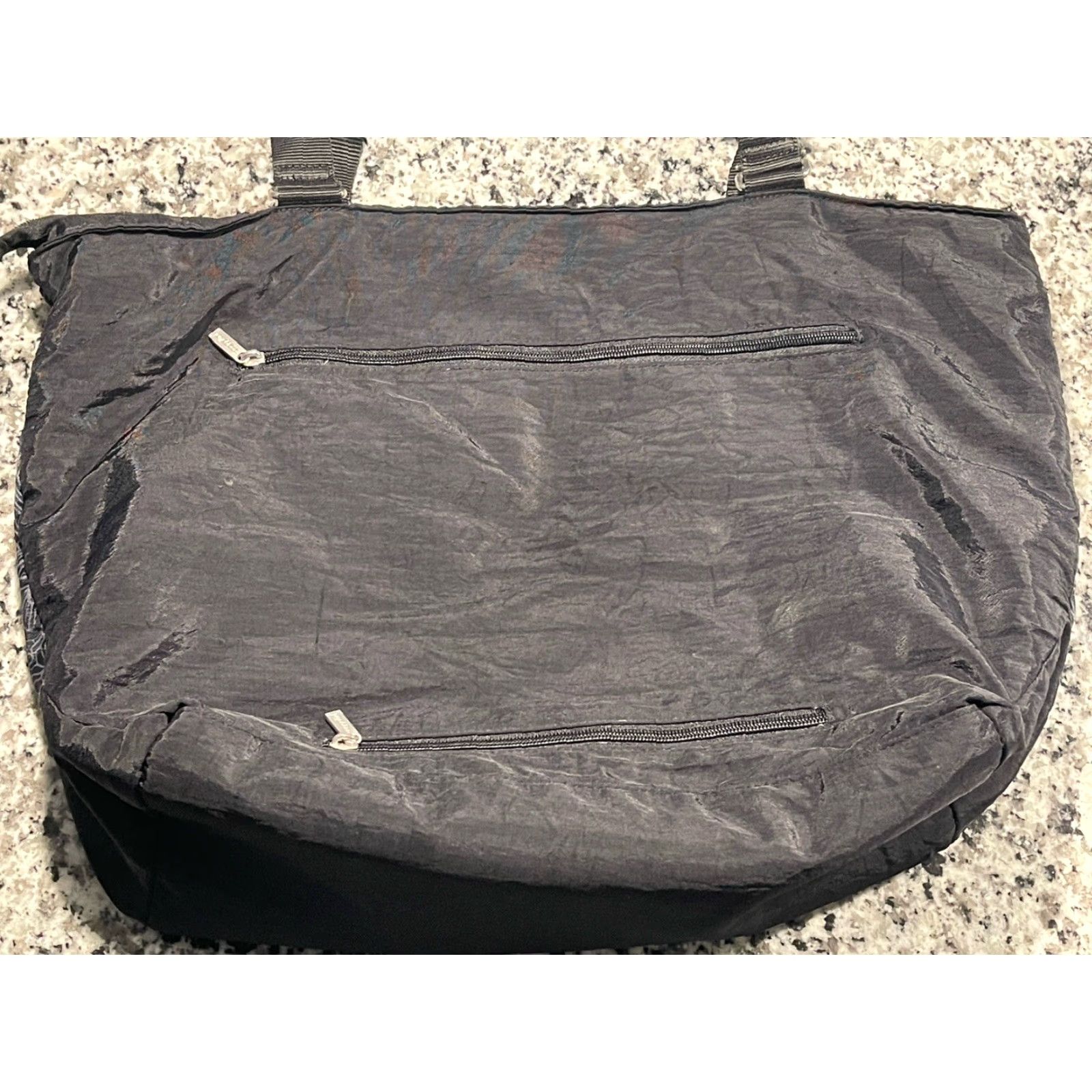 Vintage VINTAGE Baggallini Tote Bag Women Large Black Nylon Casual Travel Size ONE SIZE - 4 Thumbnail