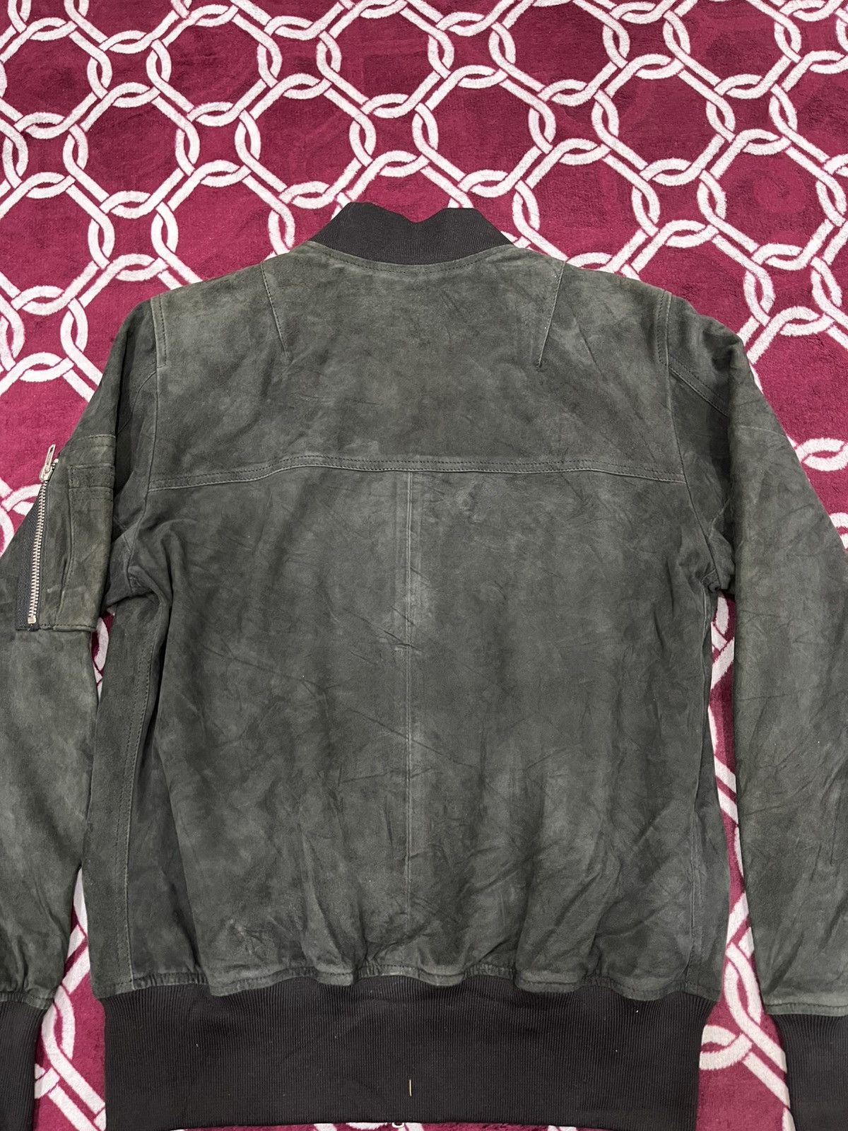 Le Grande Bleu (L.G.B.) Unknown Japanese Brand Goat Leather Jacket Size US S / EU 44-46 / 1 - 8 Thumbnail
