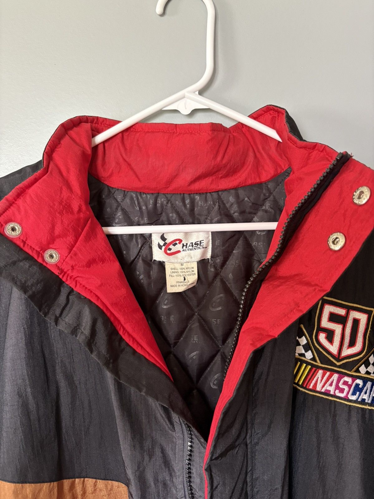 Chase Authentics 50th Anniversary NASCAR Bomber Jacket Size US M / EU 48-50 / 2 - 2 Thumbnail