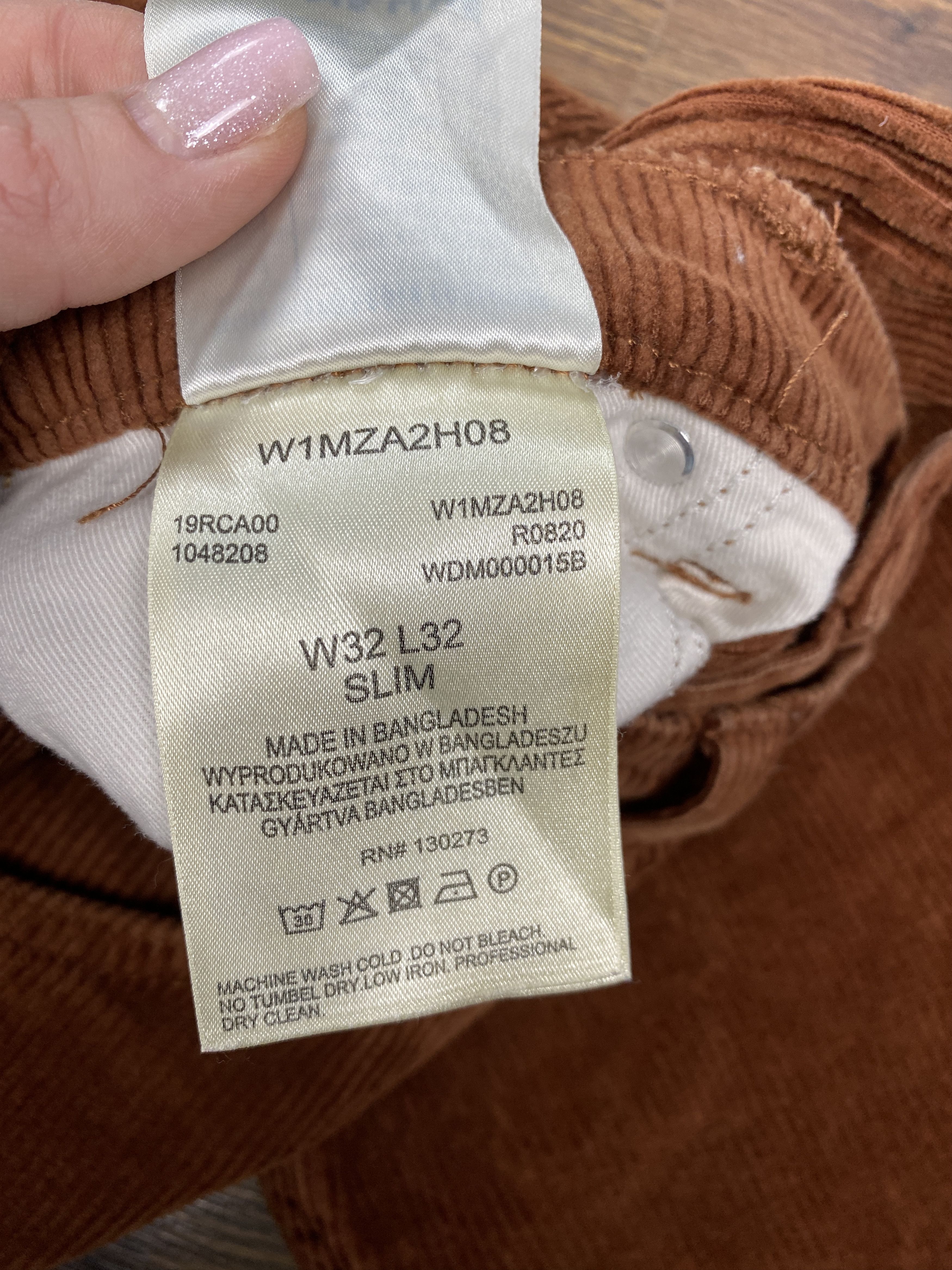 Vintage × Wrangler Wrangler vintage corduroy pants trousers slim fit Size US 32 / EU 48 - 9 Thumbnail