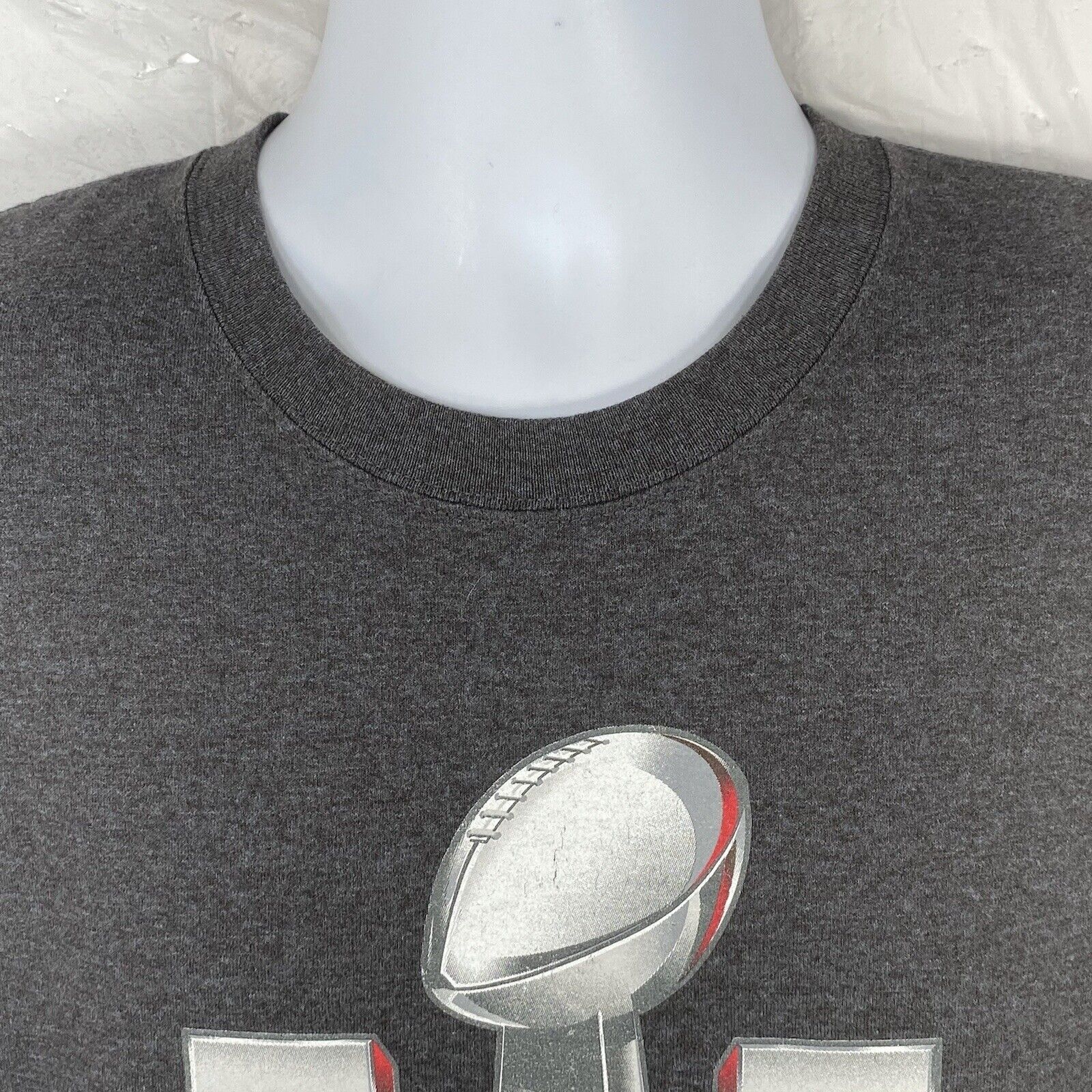 Majestic Atlanta Falcons Patriots Super Bowl Large Graphic T-Shirt Size US L / EU 52-54 / 3 - 2 Thumbnail
