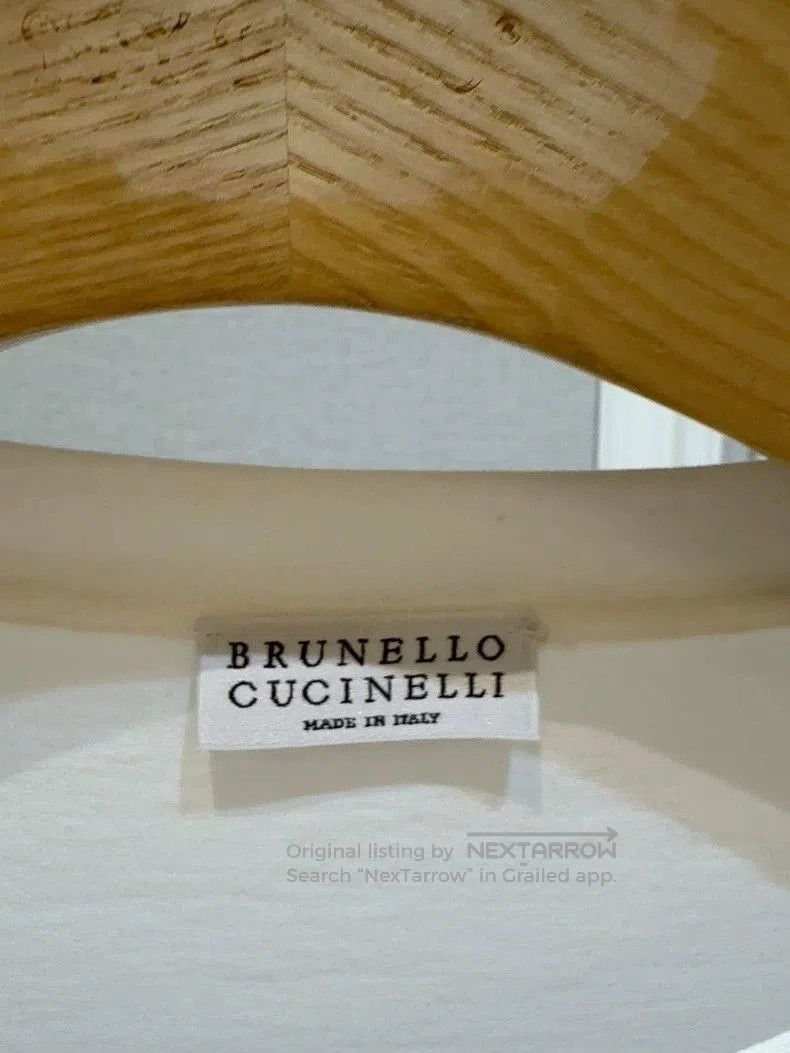 Brunello Cucinelli Brunello Cucinelli White Short-Sleeve T-Shirt. Size US M / EU 48-50 / 2 - 2 Thumbnail