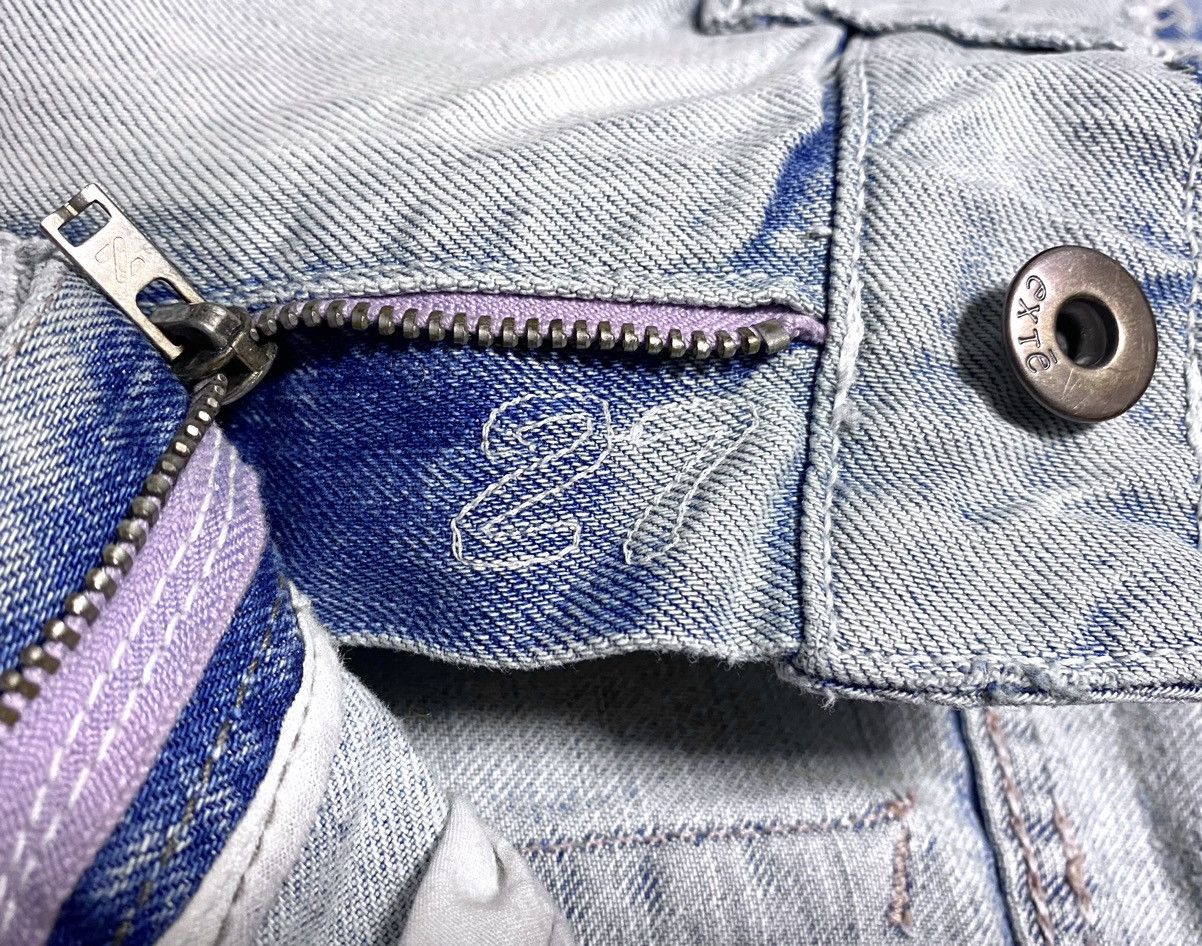 Other J’s Exte Washed Blue Distressed Torn Jeans Denim Size 27" / US 4 / IT 40 - 16 Thumbnail