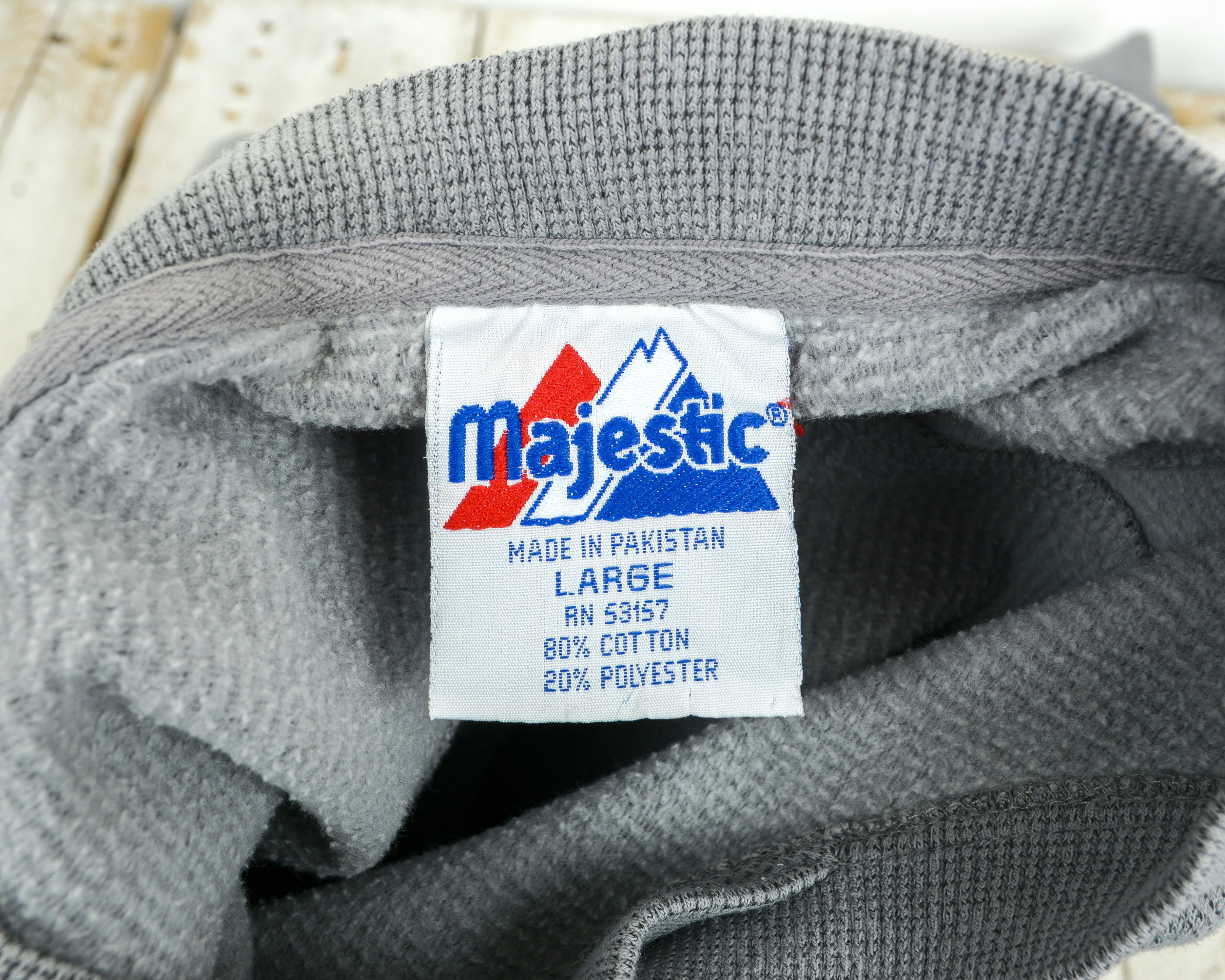 Majestic MINNESOTA VIKINGS 90s by Majestic Jumper L Sweater vtg Size US XL / EU 56 / 4 - 7 Thumbnail