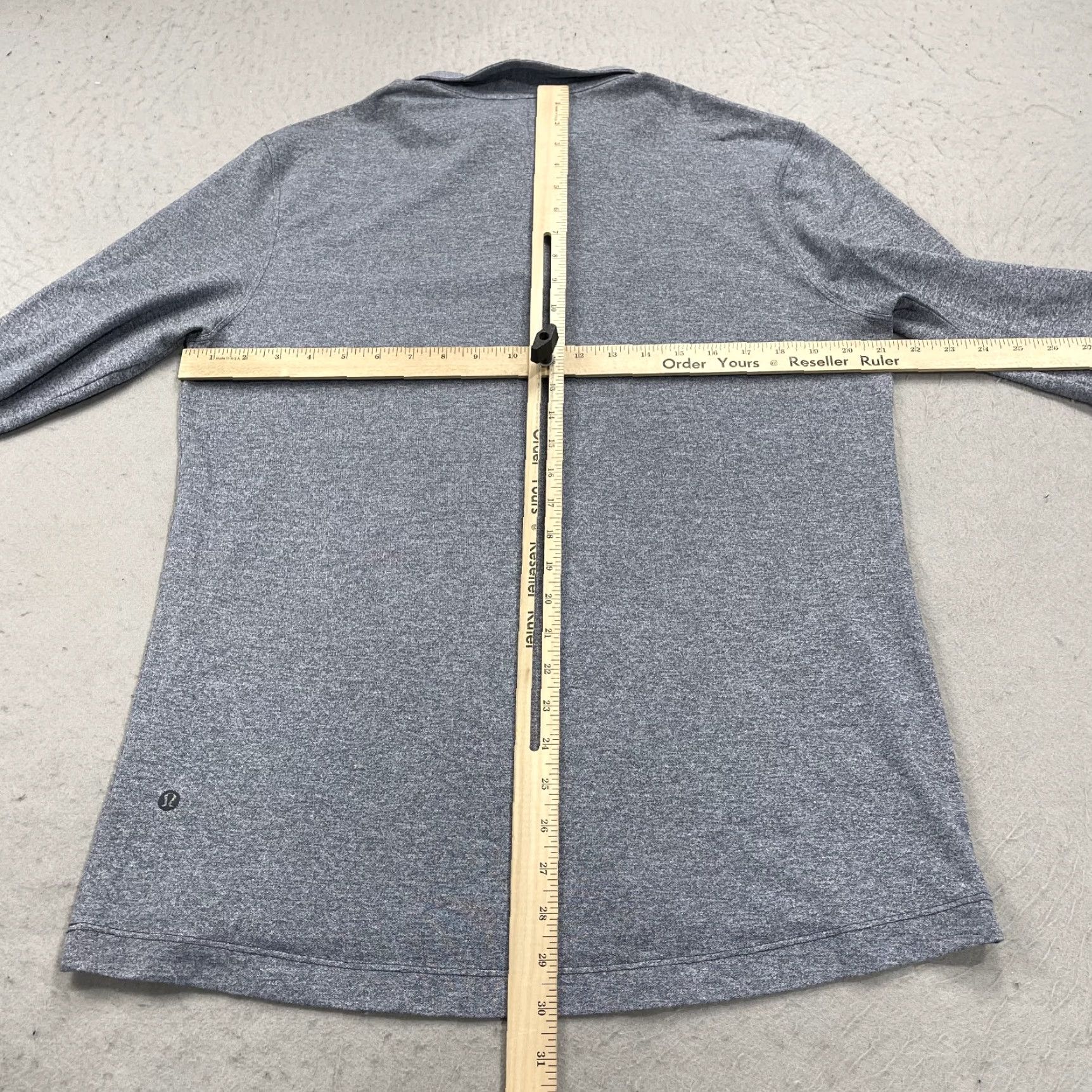 Lululemon Lululemon Polo Shirt Mens Large Blue Heather Evolution Long Sleeve Golf Tennis Size US L / EU 52-54 / 3 - 6 Thumbnail