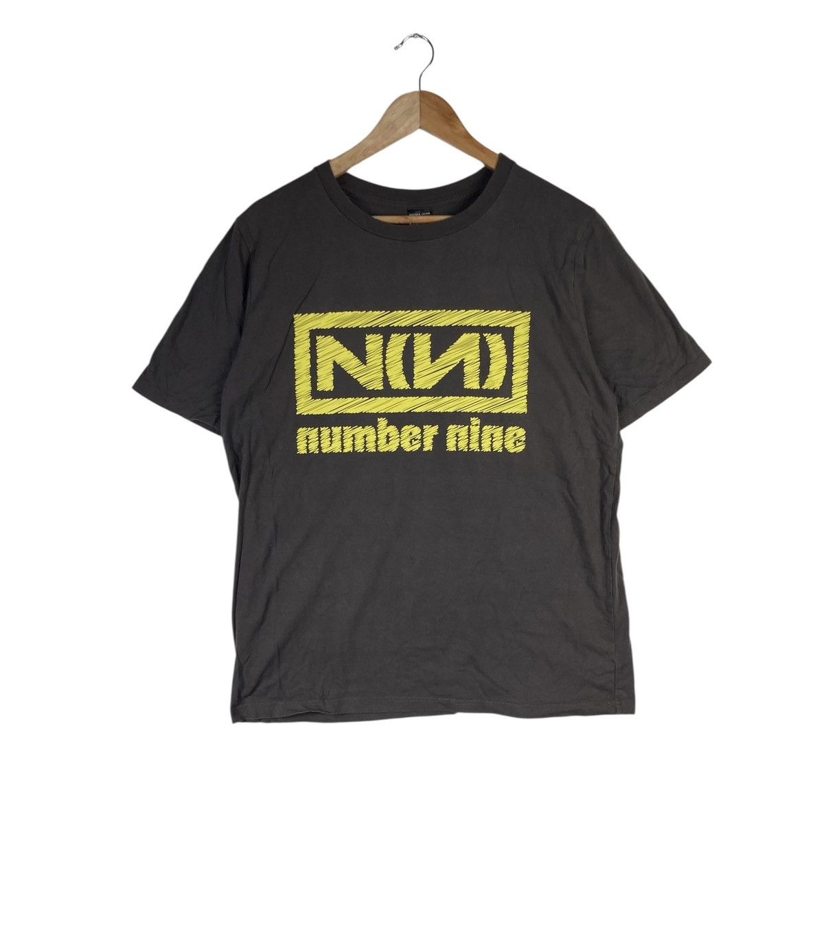 Number (N)ine NUMBER NINE JAPAN The Soloist Box Logo Made in Japan T-Shirt Size US M / EU 48-50 / 2 - 1 Thumbnail