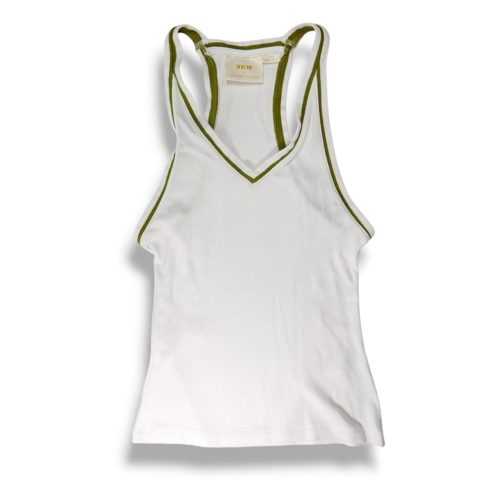 Anthropologie EUC Maeve Anthropologie Racerback Tank Top Sz. XS [0-2] Size XS / US 0-2 / IT 36-38 - 1 Thumbnail