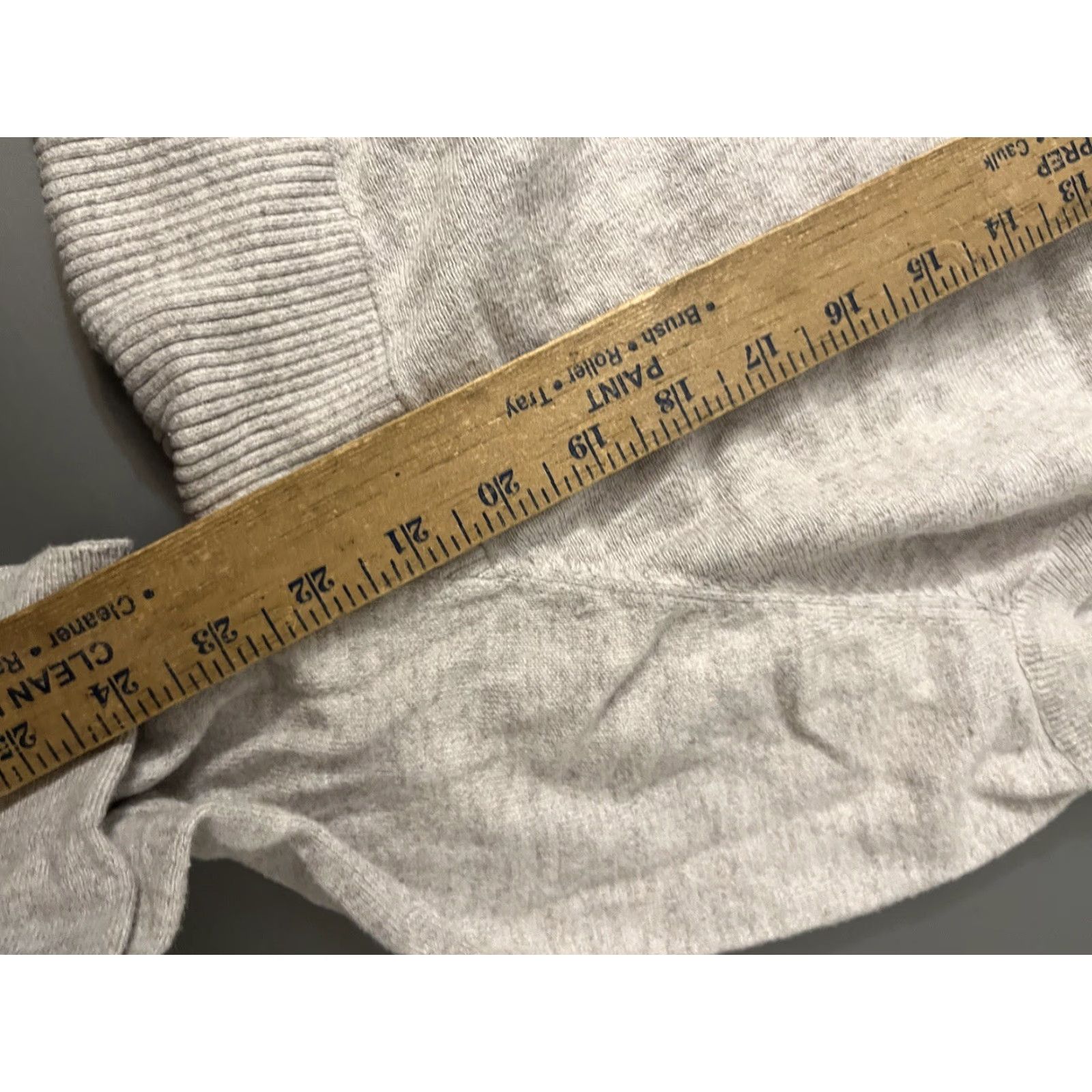 Express Express Shirt Women XS Gray Knit 3/4 Sleeve Boat Neck Pullover Tunic Casual 90s? Size XXS / US 00 / IT 34 - 5 Thumbnail
