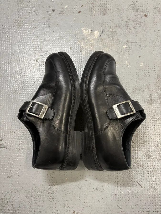 Claude Montana Claude Montana Black Leather Classy Buckle Loafers Size US 10 / EU 43 - 3 Thumbnail