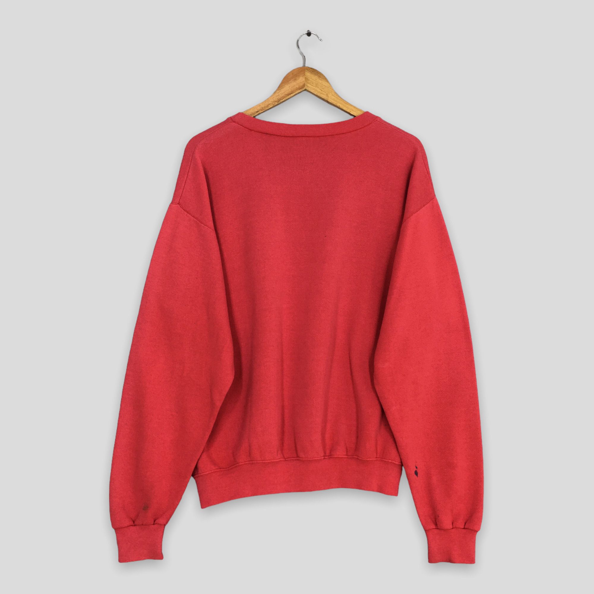 Disney × Mickey Mouse × Vintage Vintage Sorcerer Mickey Mouse Red Sweatshirt Large Size US L / EU 52-54 / 3 - 7 Thumbnail