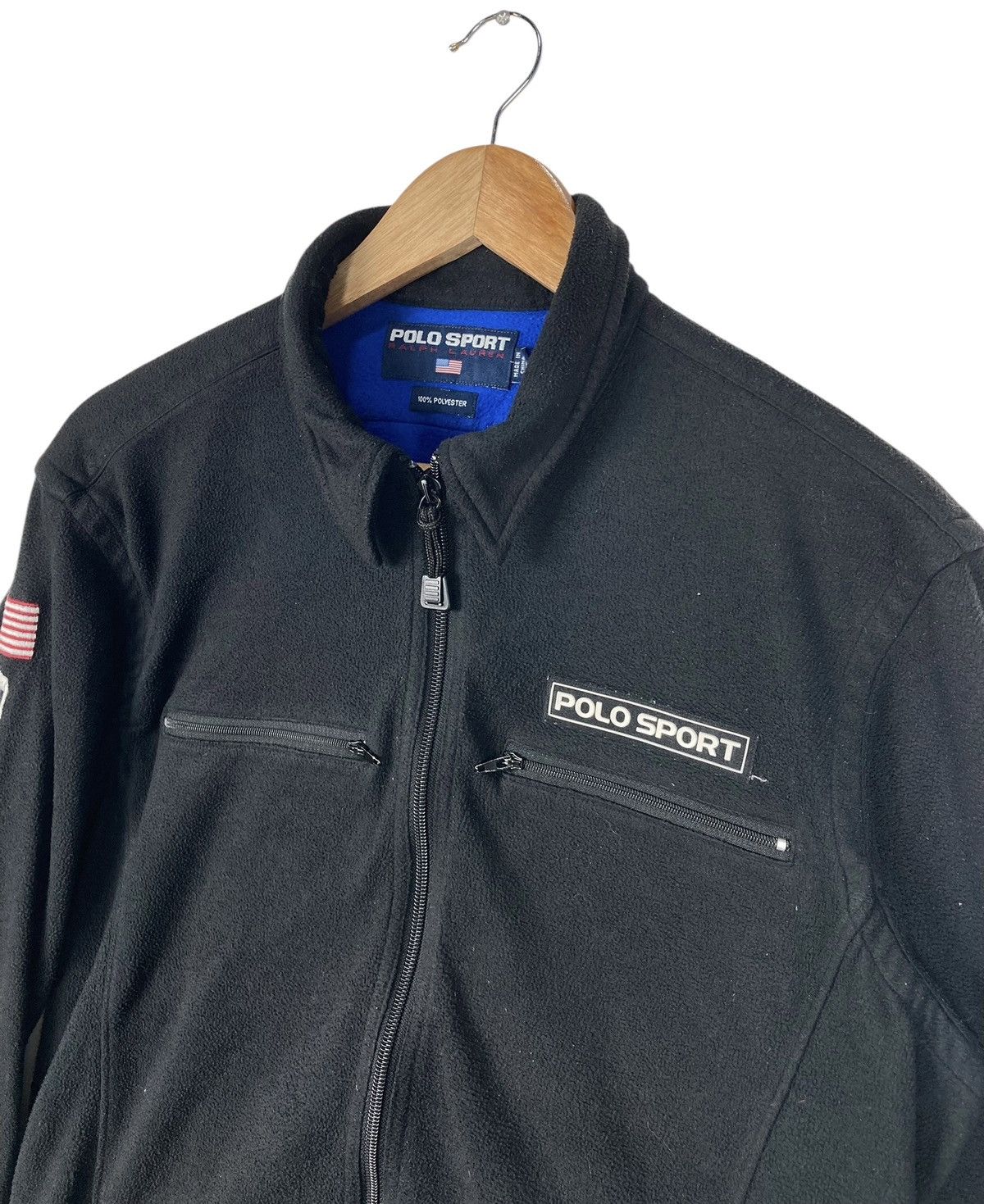 Polo Ralph Lauren Vintage Polo Sport Ralph Lauren Usa Fleece Sweater Size US M / EU 48-50 / 2 - 3 Thumbnail