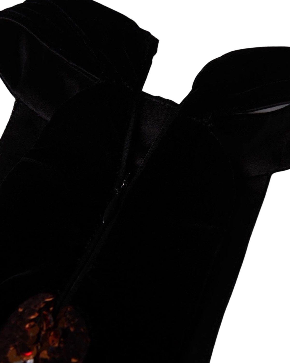 Tom Ford Tom Ford FW 2015 Runway Cutout Copper Sequin & Velvet Gown Size XS / US 0-2 / IT 36-38 - 7 Thumbnail