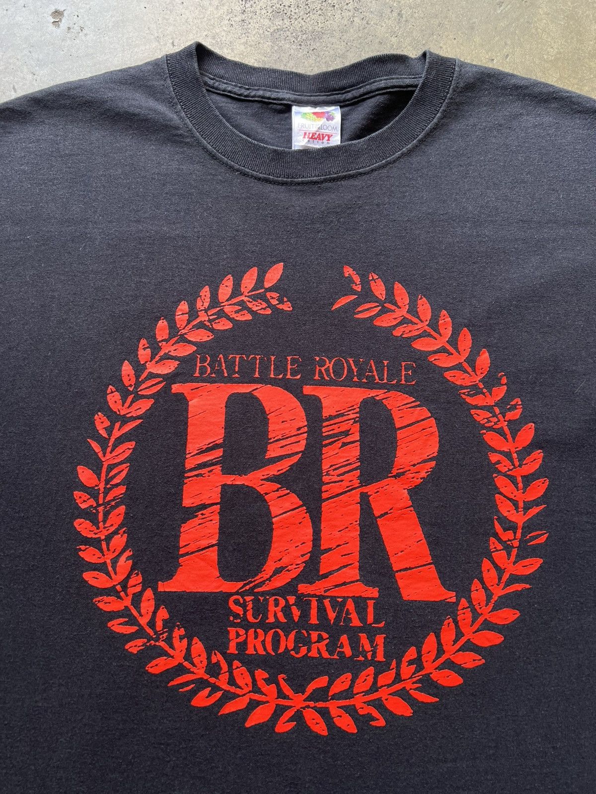 Vintage 2000 Battle Royale Survival Program Movie Promo Tee Shirt Size US XL / EU 56 / 4 - 3 Thumbnail
