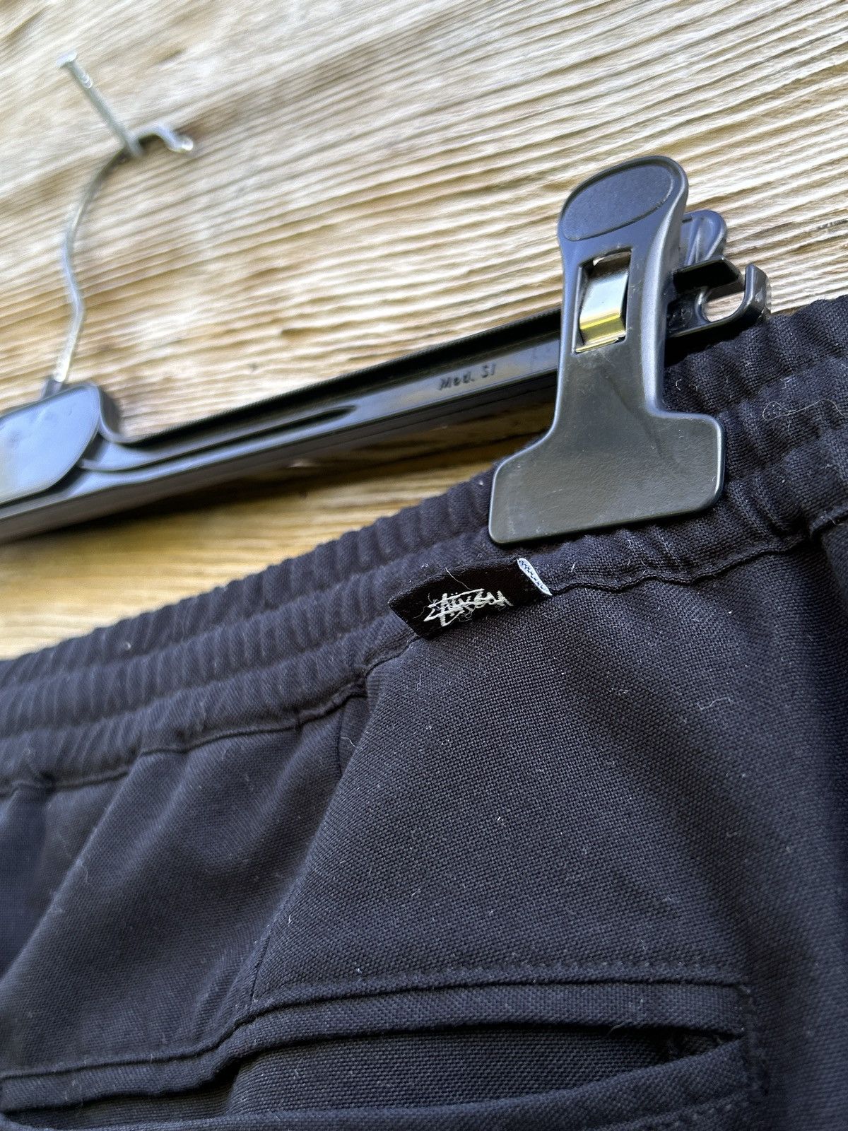 Stussy Stussy Elastic Waist Straight Fit Trousers Pants Black Size US 34 / EU 50 - 9 Thumbnail