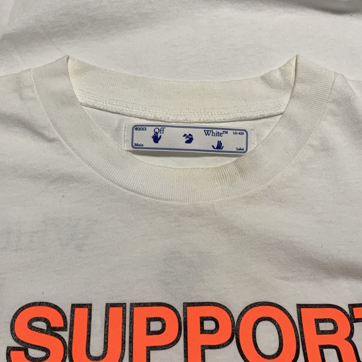 Off-White Off White Medium I Support Young Black Businesses White Tee Size US L / EU 52-54 / 3 - 4 Thumbnail