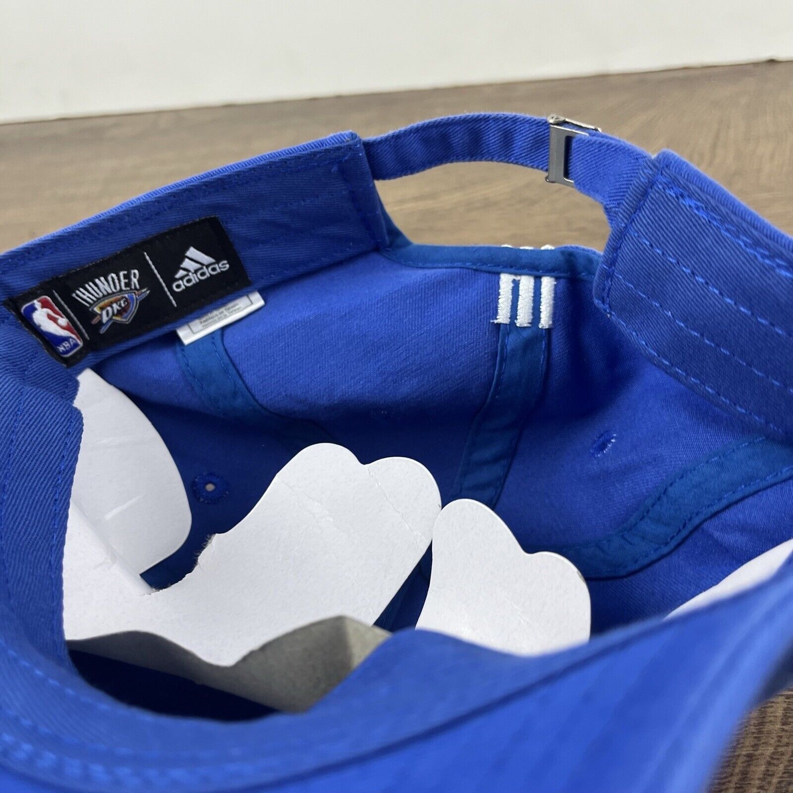Adidas Oklahoma City Thunder Hat Adidas Womens Blue Cap Adjustable Size ONE SIZE - 14 Thumbnail