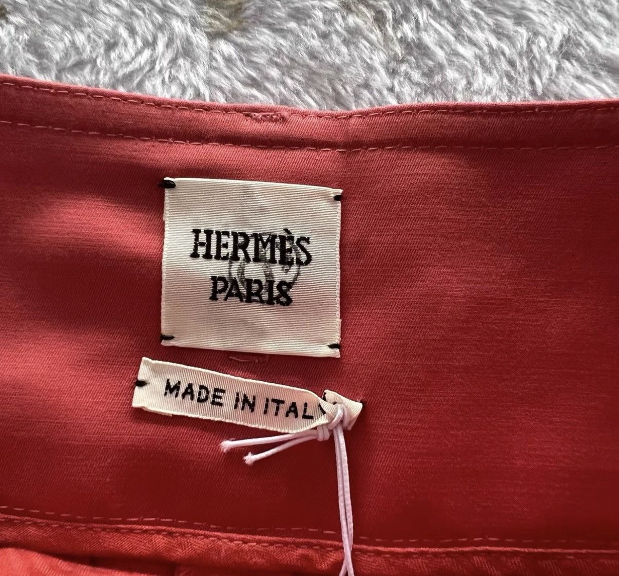 Hermes Hermès Pink Wide-Leg Pants J41 Size 26" / US 2 / IT 38 - 3 Thumbnail