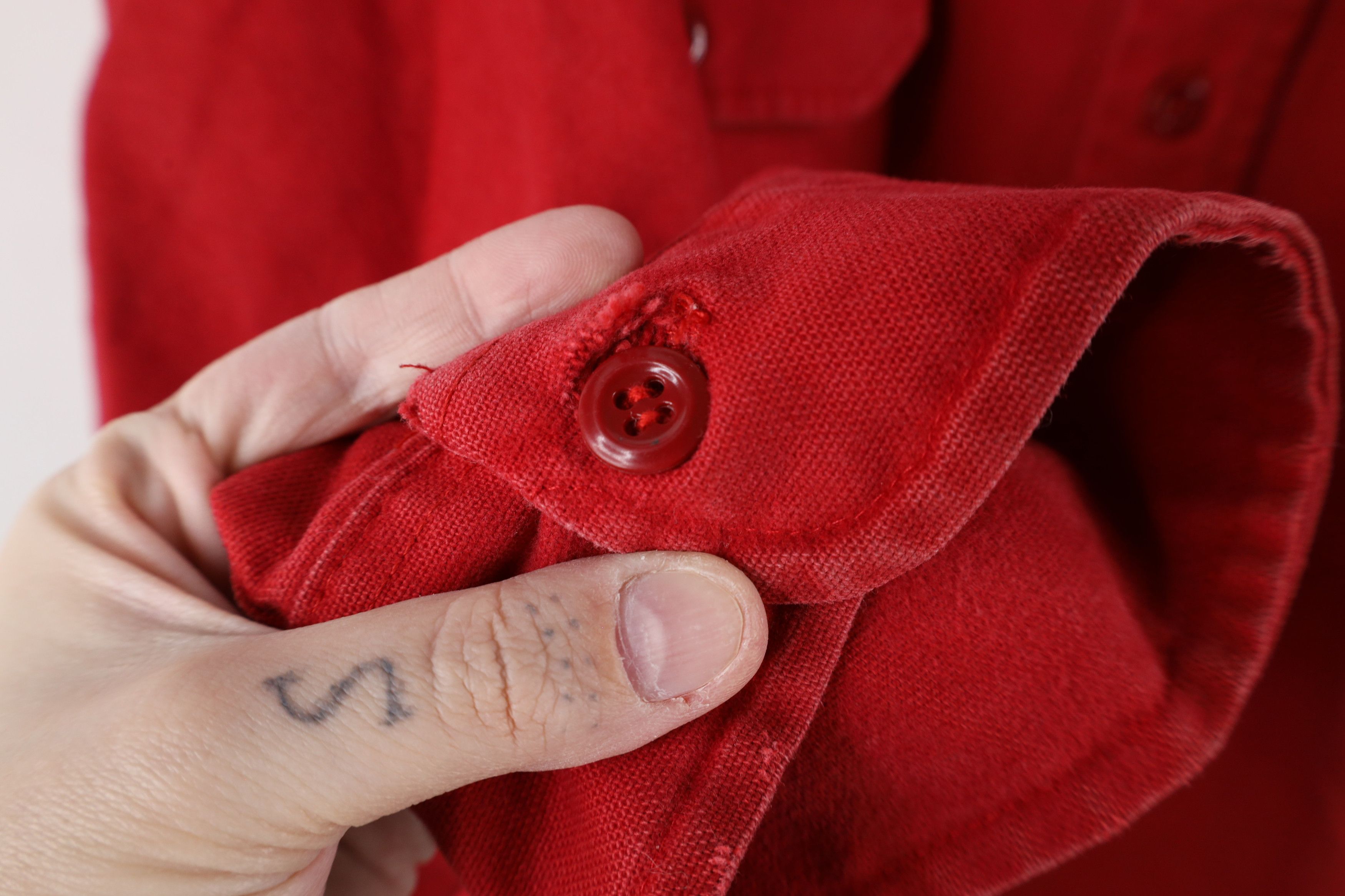 Vintage × Woolrich Woolen Mills Vintage 70s Woolrich Chamois Cloth Collared Button Shirt USA Size US XXL / EU 58 / 5 - 5 Thumbnail