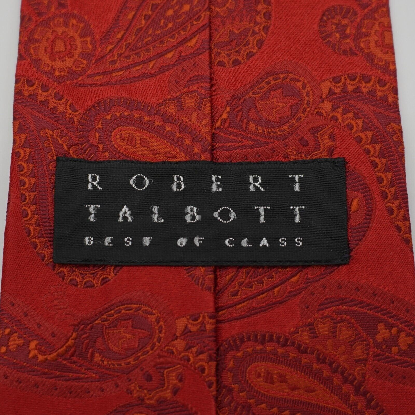 Robert Talbott Robert Talbott Best Of Class Red Woven Paisley Silk Tie Mad Size ONE SIZE - 3 Thumbnail