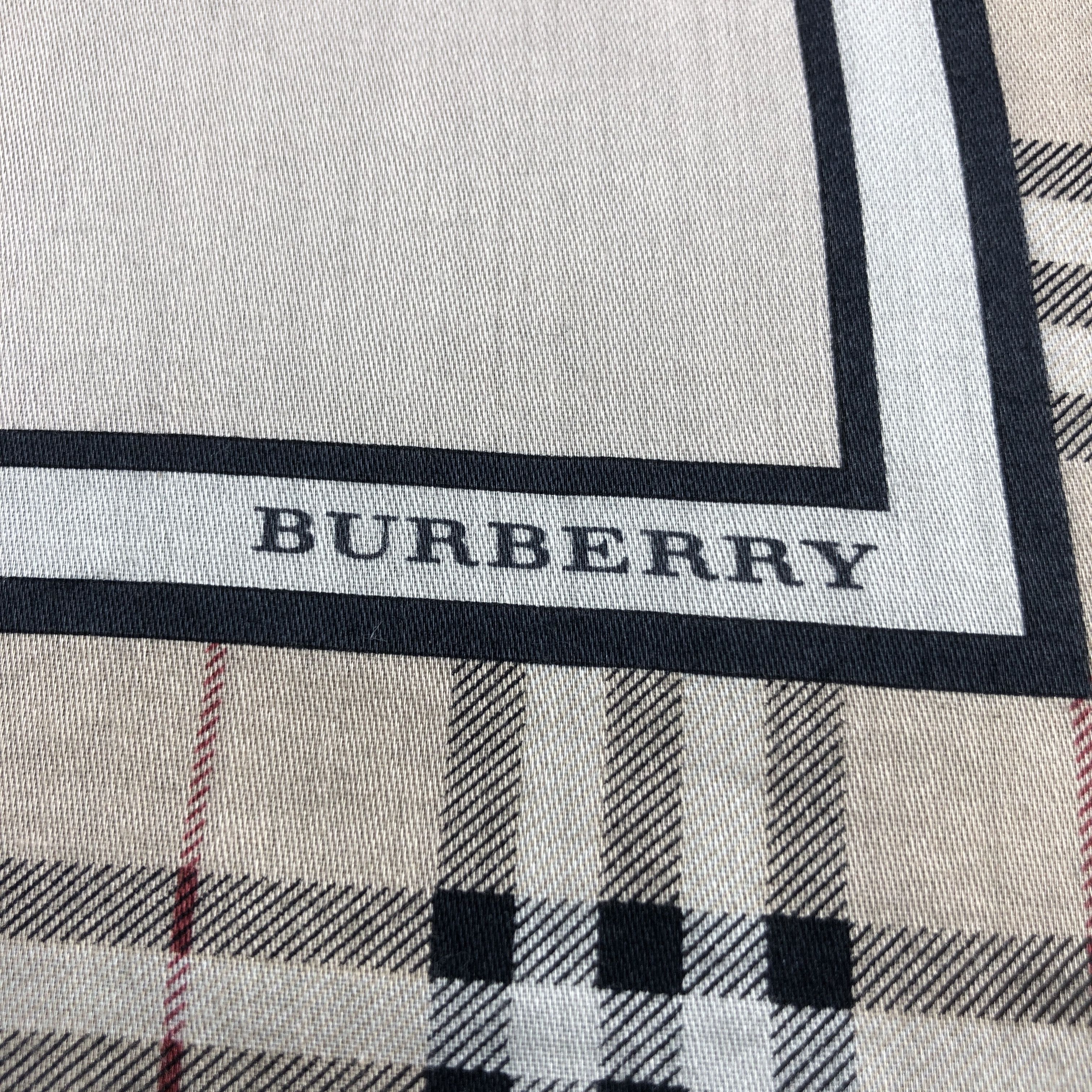 Burberry Burberry Handkerchief Neckerchief Bandana H2662 Size ONE SIZE - 4 Thumbnail