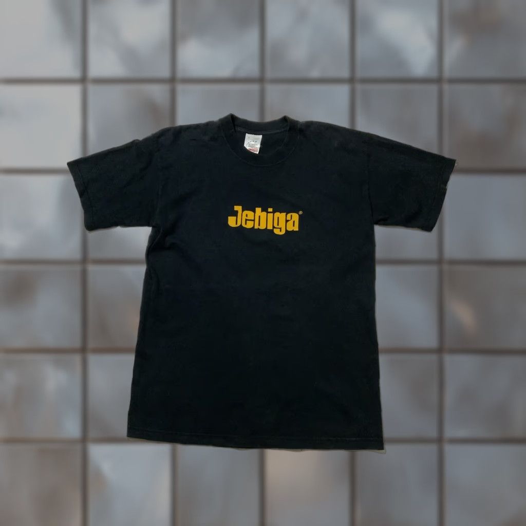 Fruit Of The Loom VINTAGE 2000 Y2K Screen Stars Jebiga F**k It Slovenian Movie Black T-Shirt Sz. M Mens Regular Size Black T-Shirt Stars 2000s Size US M / EU 48-50 / 2 - 1 Thumbnail