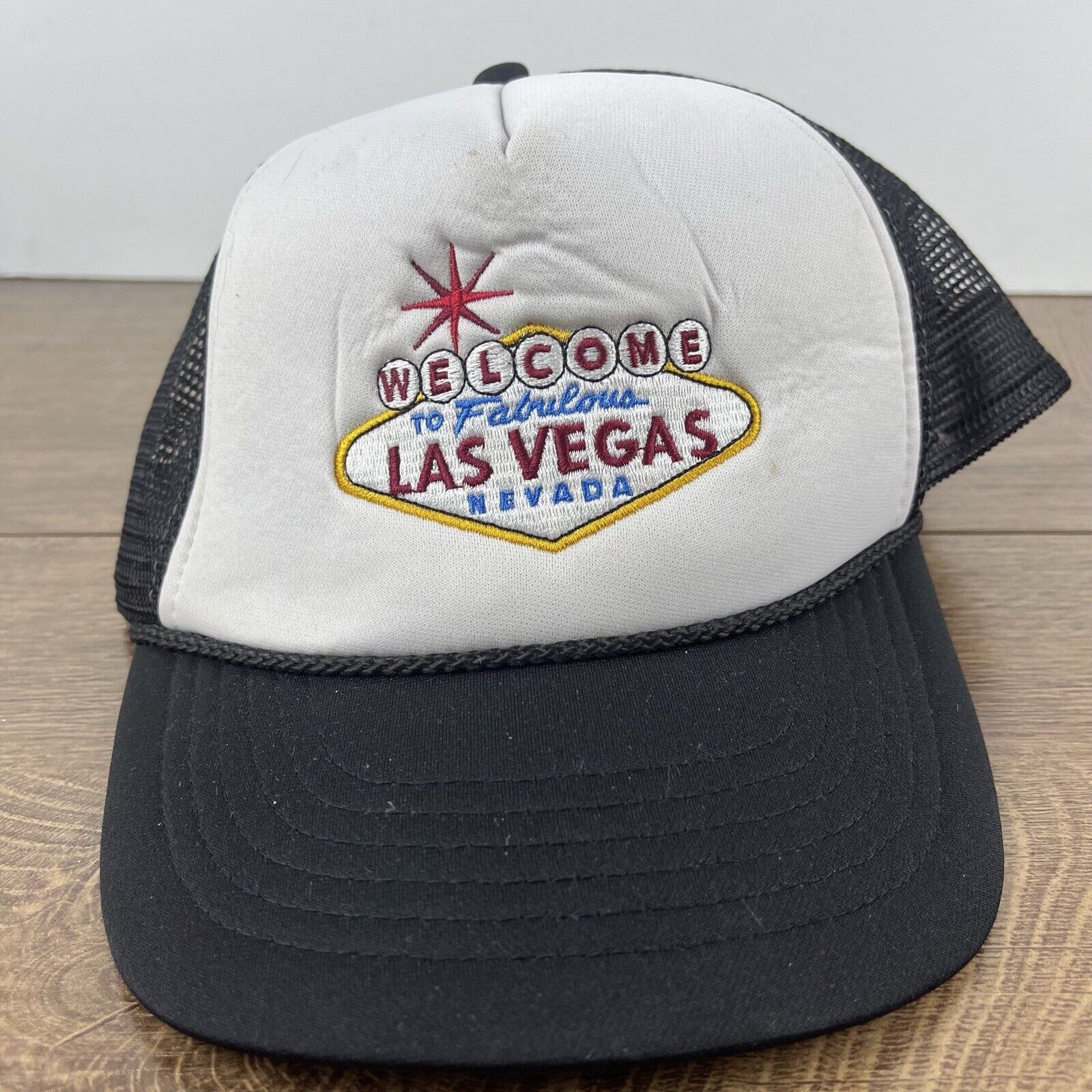 Other Las Vegas Hat Welcome Adjustable Hat White Adjustable Hat Wh Size ONE SIZE - 5 Thumbnail