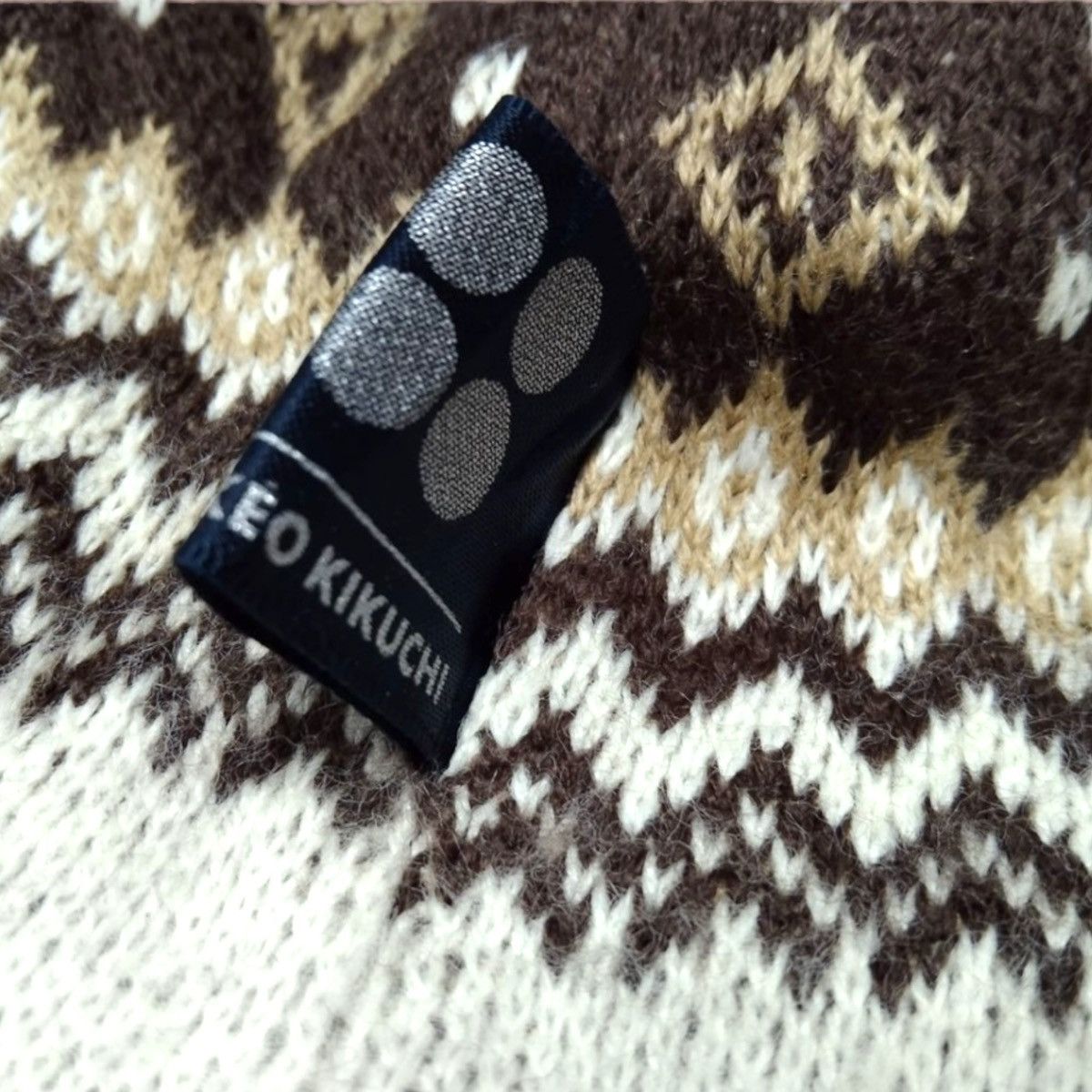 Japanese Brand × Native × Takeo Kikuchi VINTAGE TAKEO KIKUCHI NATIVE BEANIE Size ONE SIZE - 9 Thumbnail
